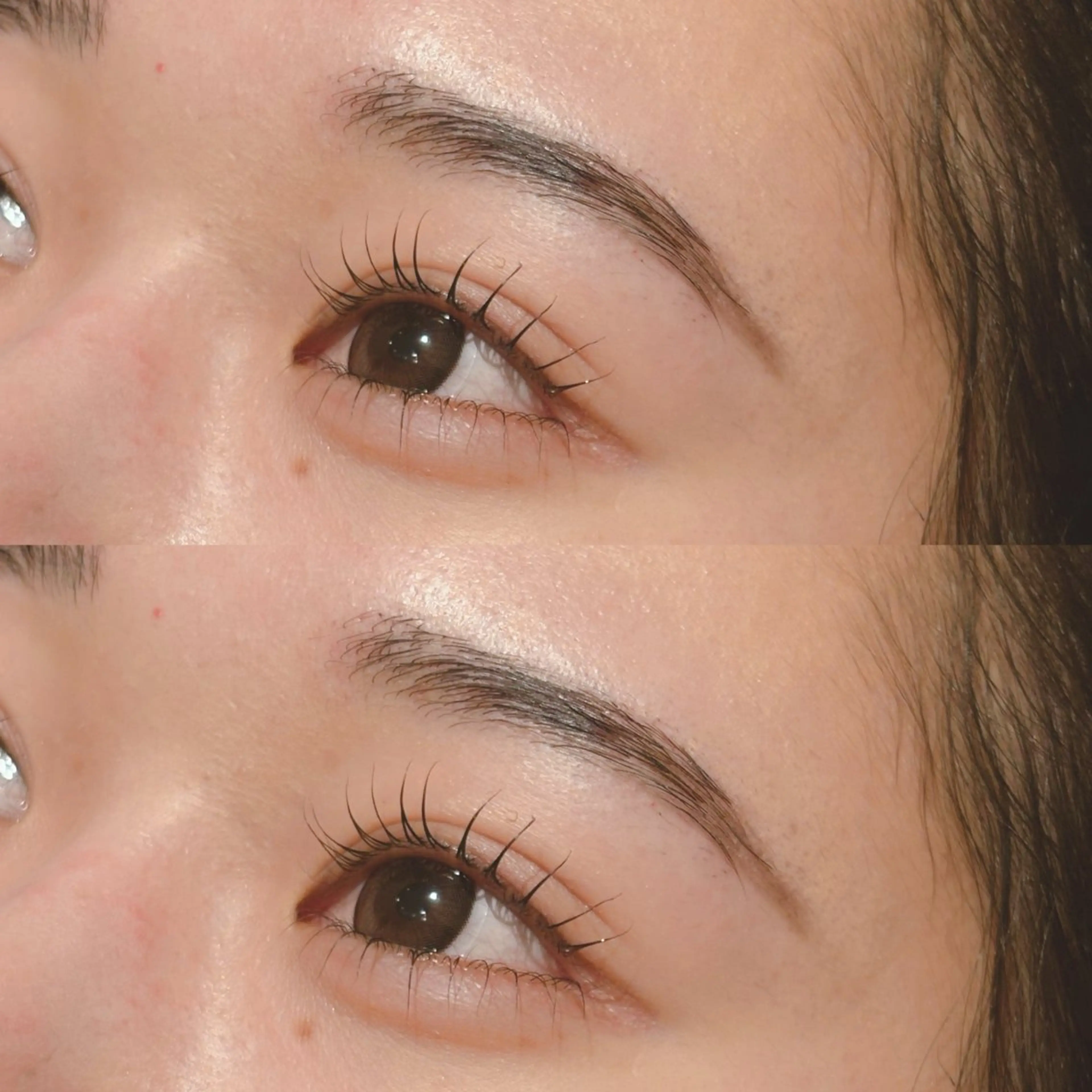 【🉐お得なメニュー🉐】韓国風上下まつ毛パーマ♥️上下同時施術でよりぱっちりと👀の写真