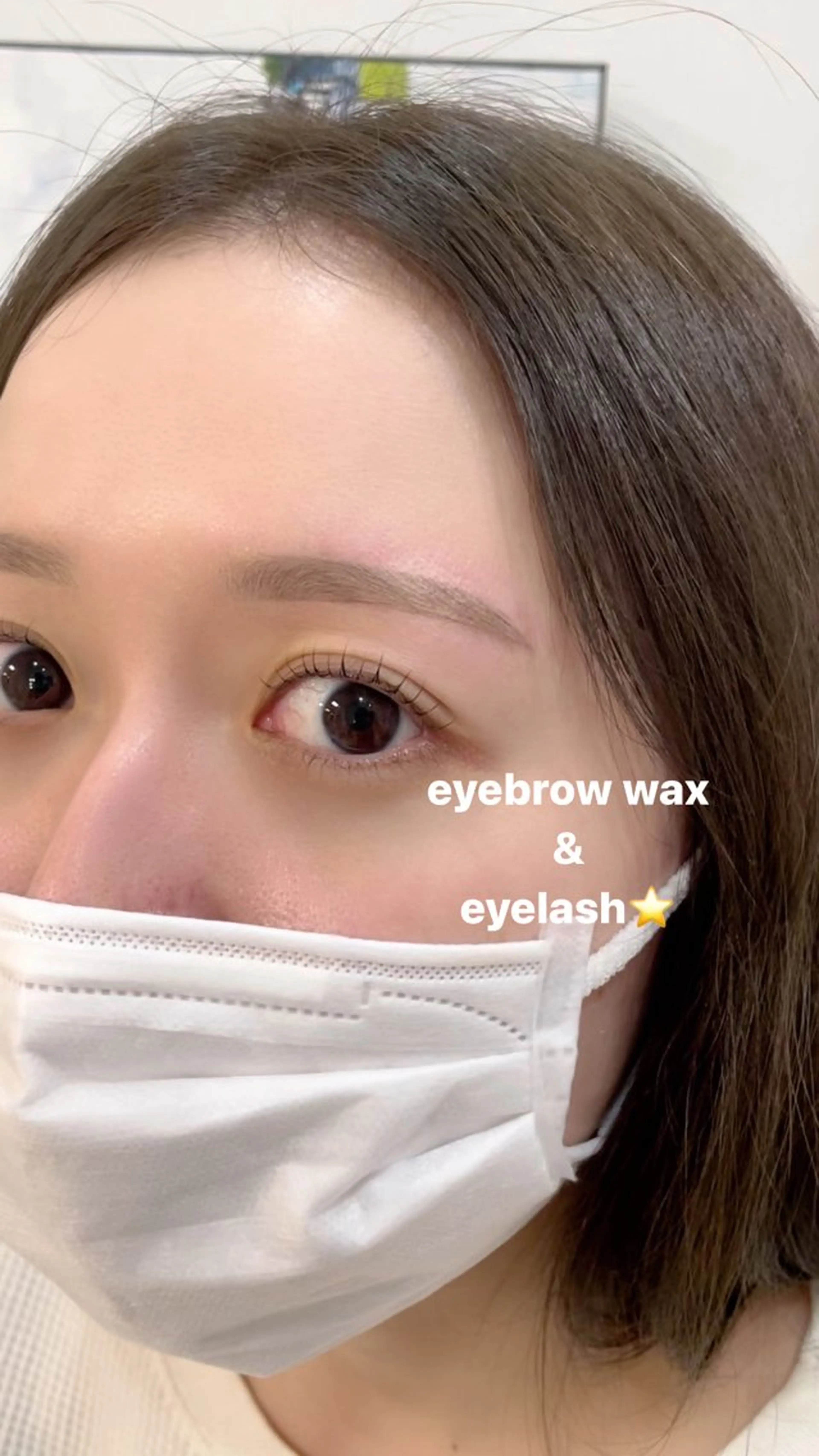 まつ毛パーマ➕眉毛Waxの写真