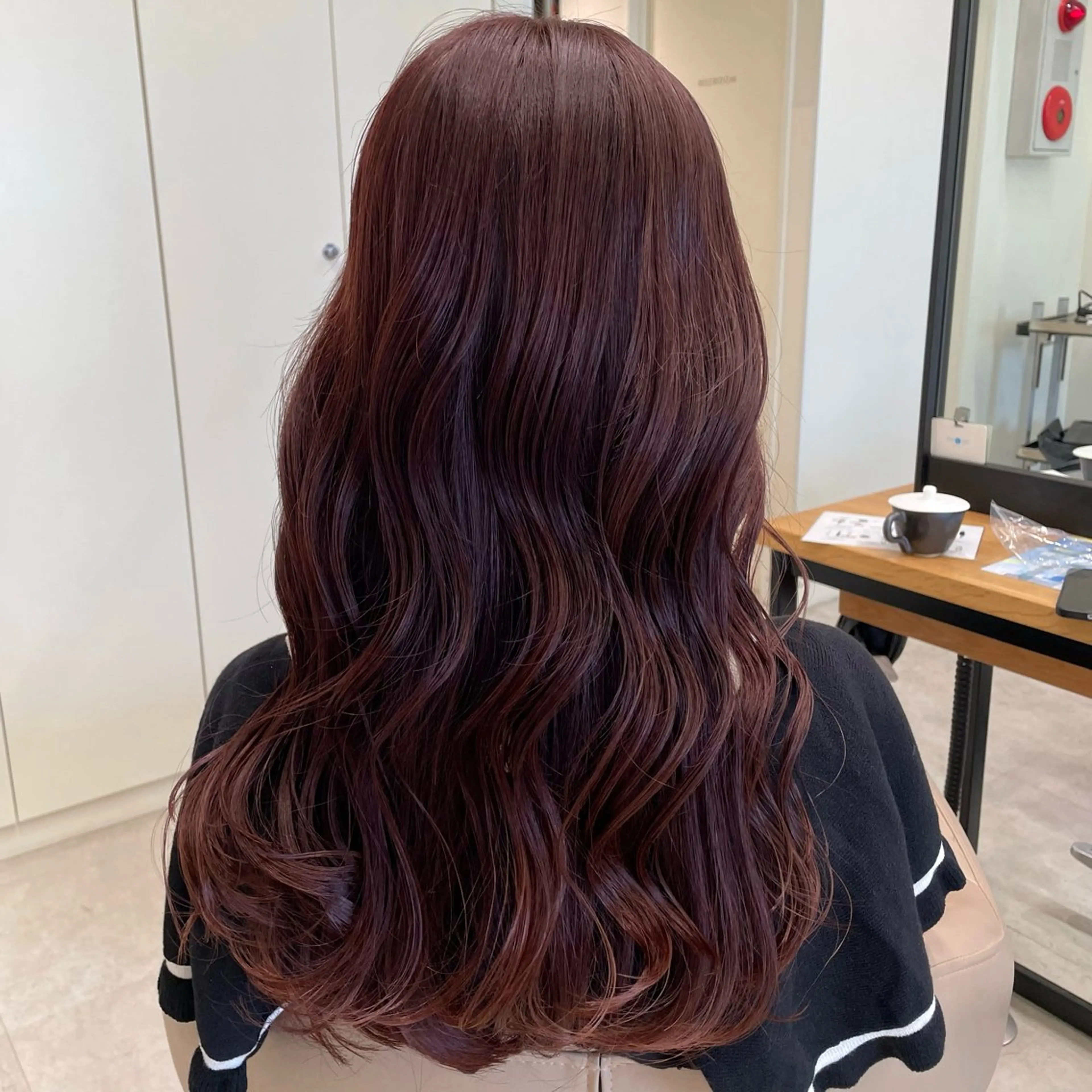 ロング カラー 透明感カラー ピンクカラー suzuna/暖色 カラー💞/スパのヘアスタイル