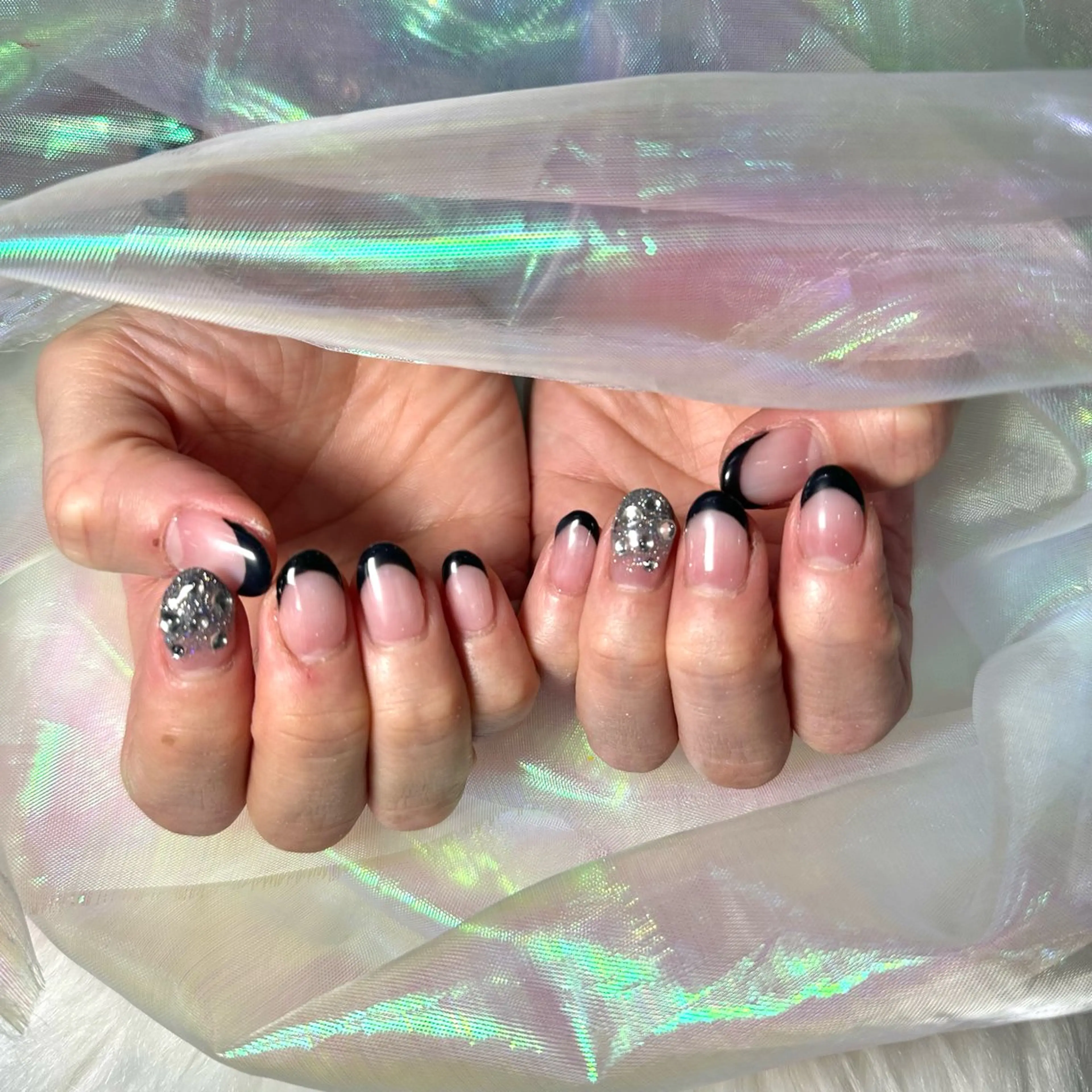 ネイル フレンチネイル ハンドネイル はあとねいる今池店 アリタのネイルデザイン