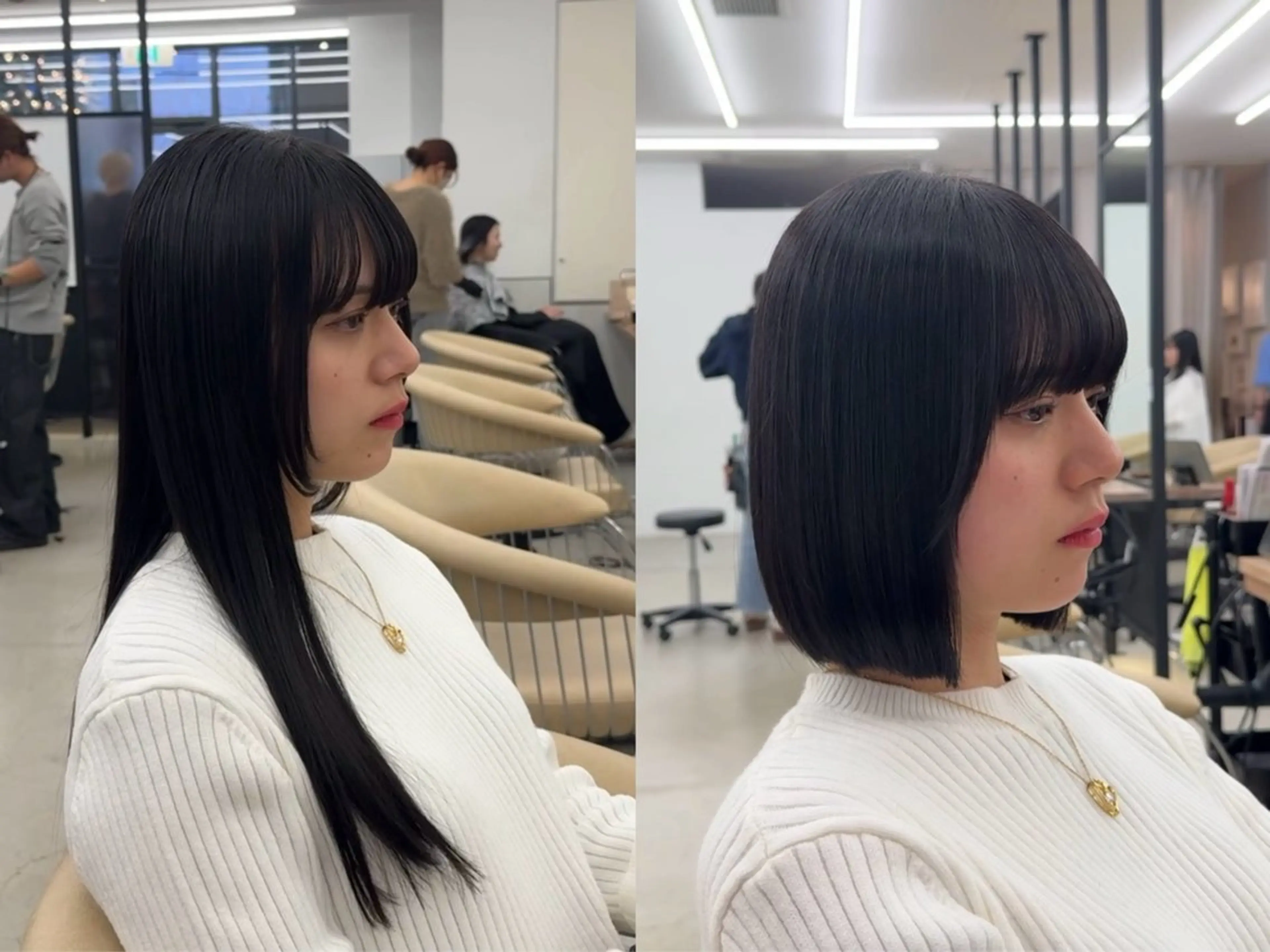 ショート ショート/ボブ レイヤー/チヨノのヘアスタイル