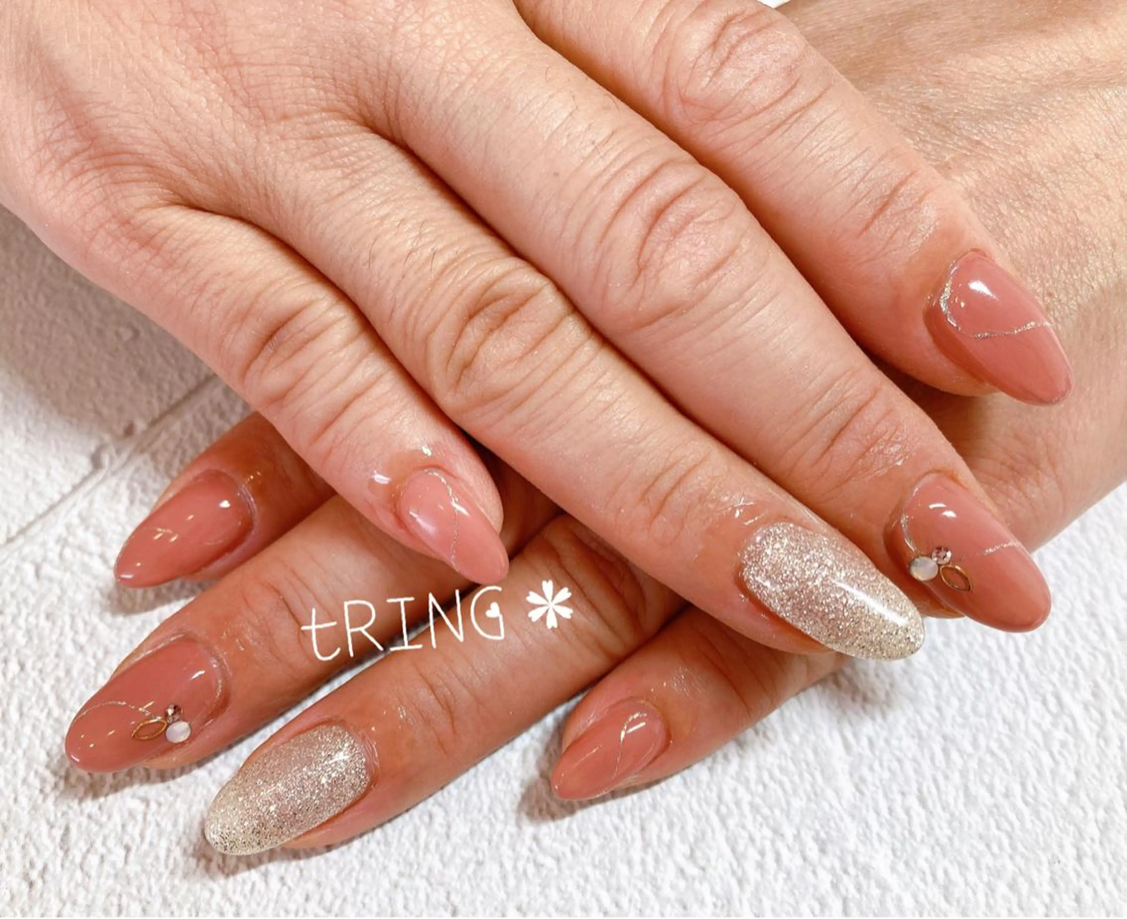 ネイル ハンドネイル tRING* しいの木台のネイルデザイン