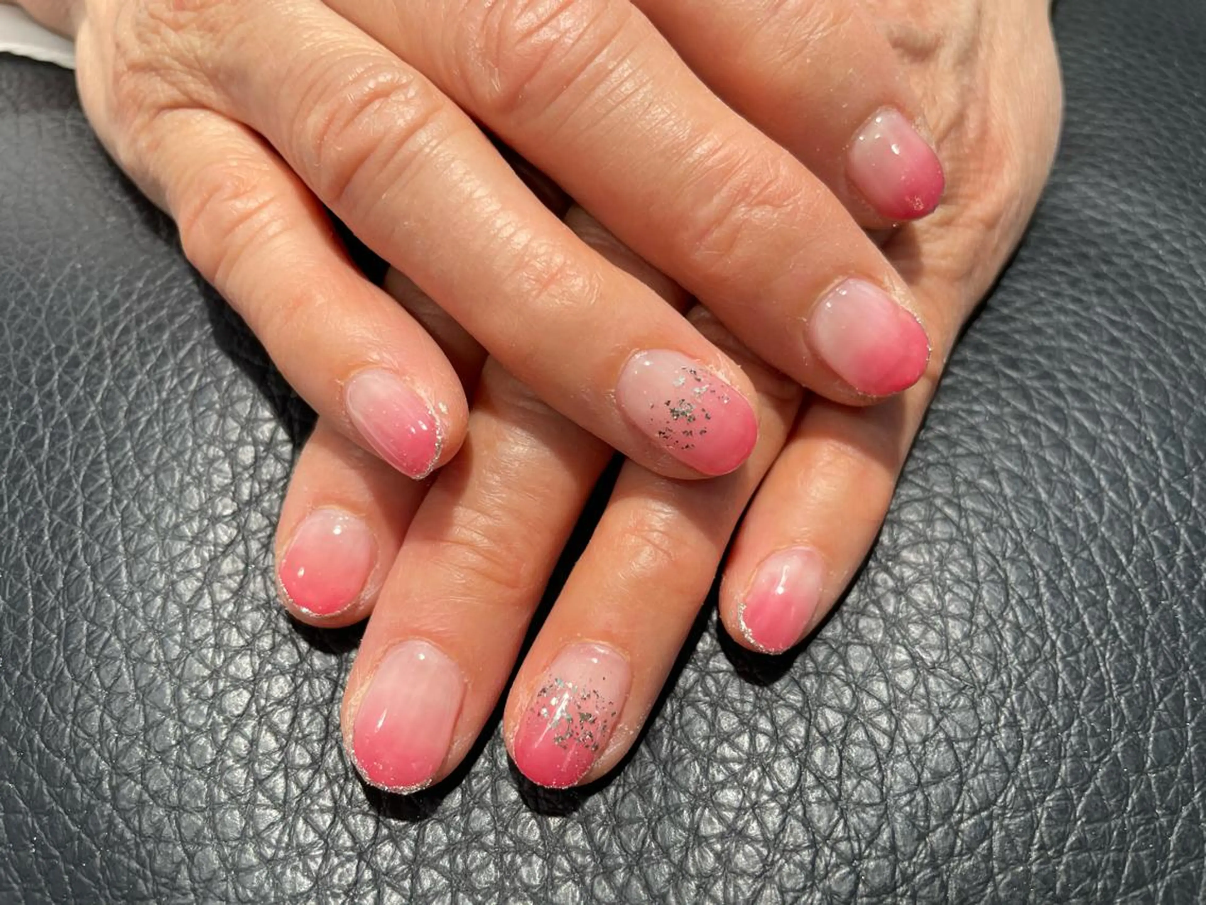 ネイル ラメ(グリッター) ピンク ハンドネイル フットネイル Aila.nail _F_AYUMIのネイルデザイン