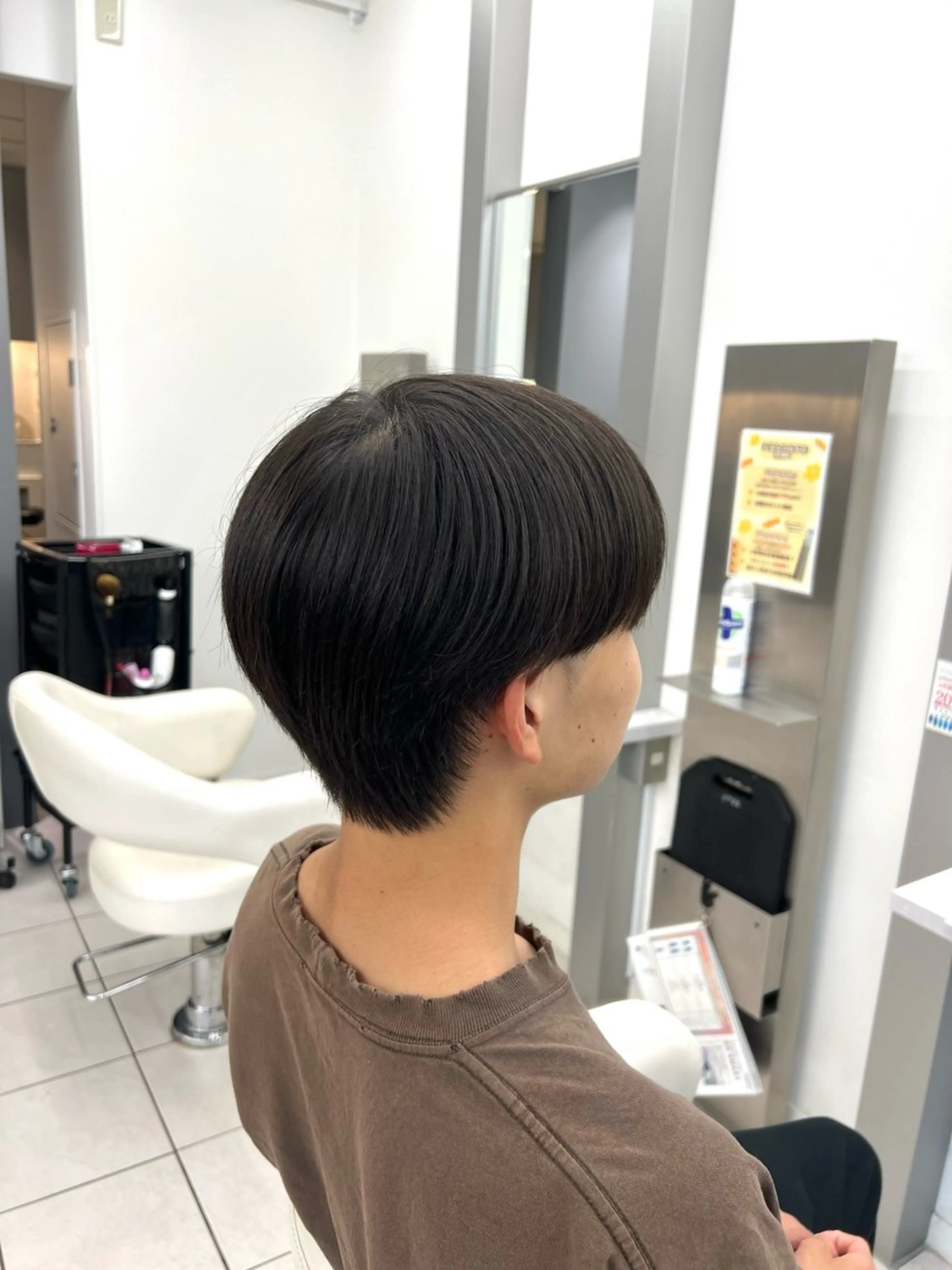 ショート メンズ 透明感カラー/ベージ ュ/HIKARU🌿のヘアスタイル