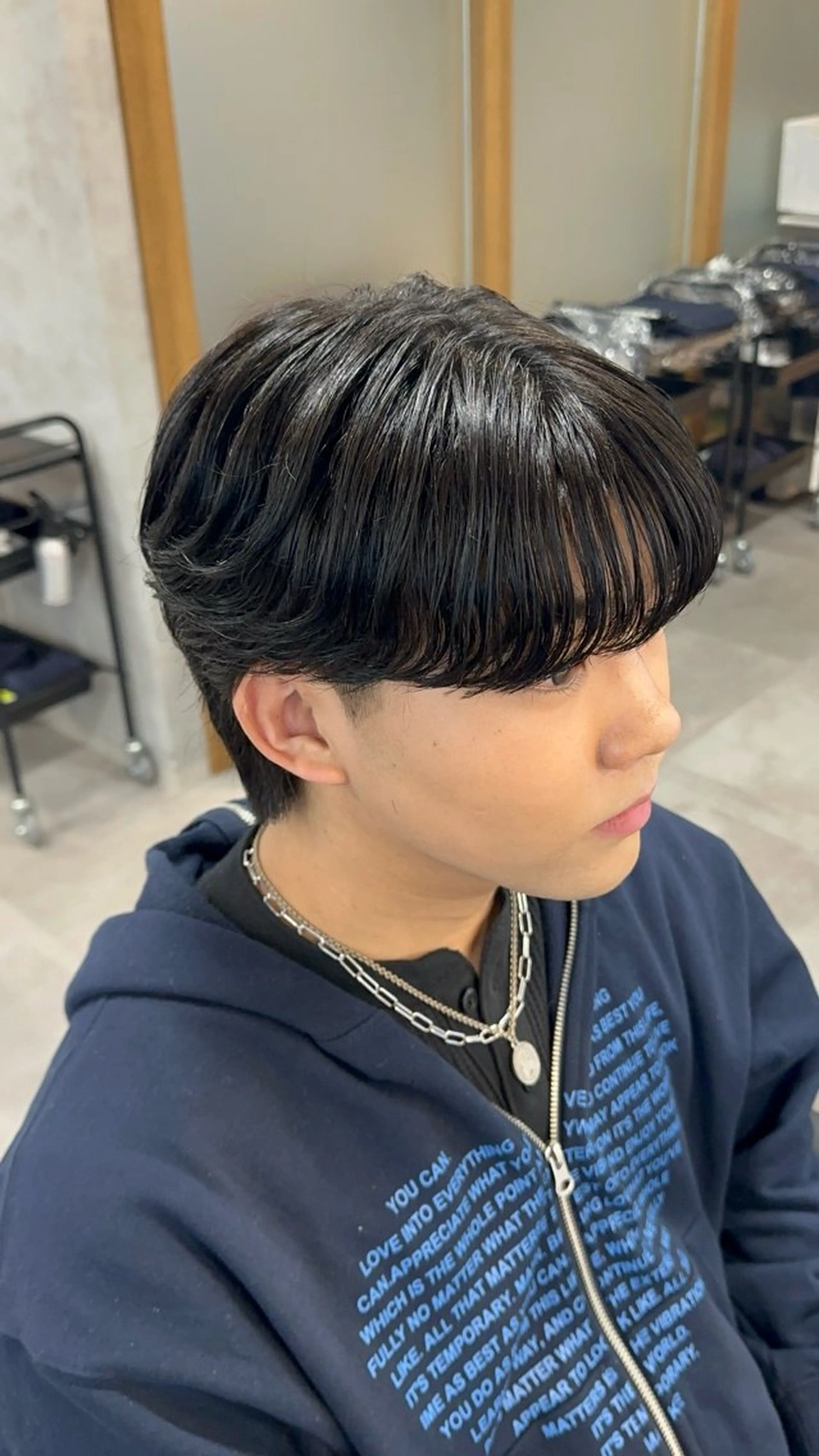 パーマ メンズ メンズパーマ ニュアンスパーマ カット パーマ 札幌美容室 /光👑のヘアスタイル