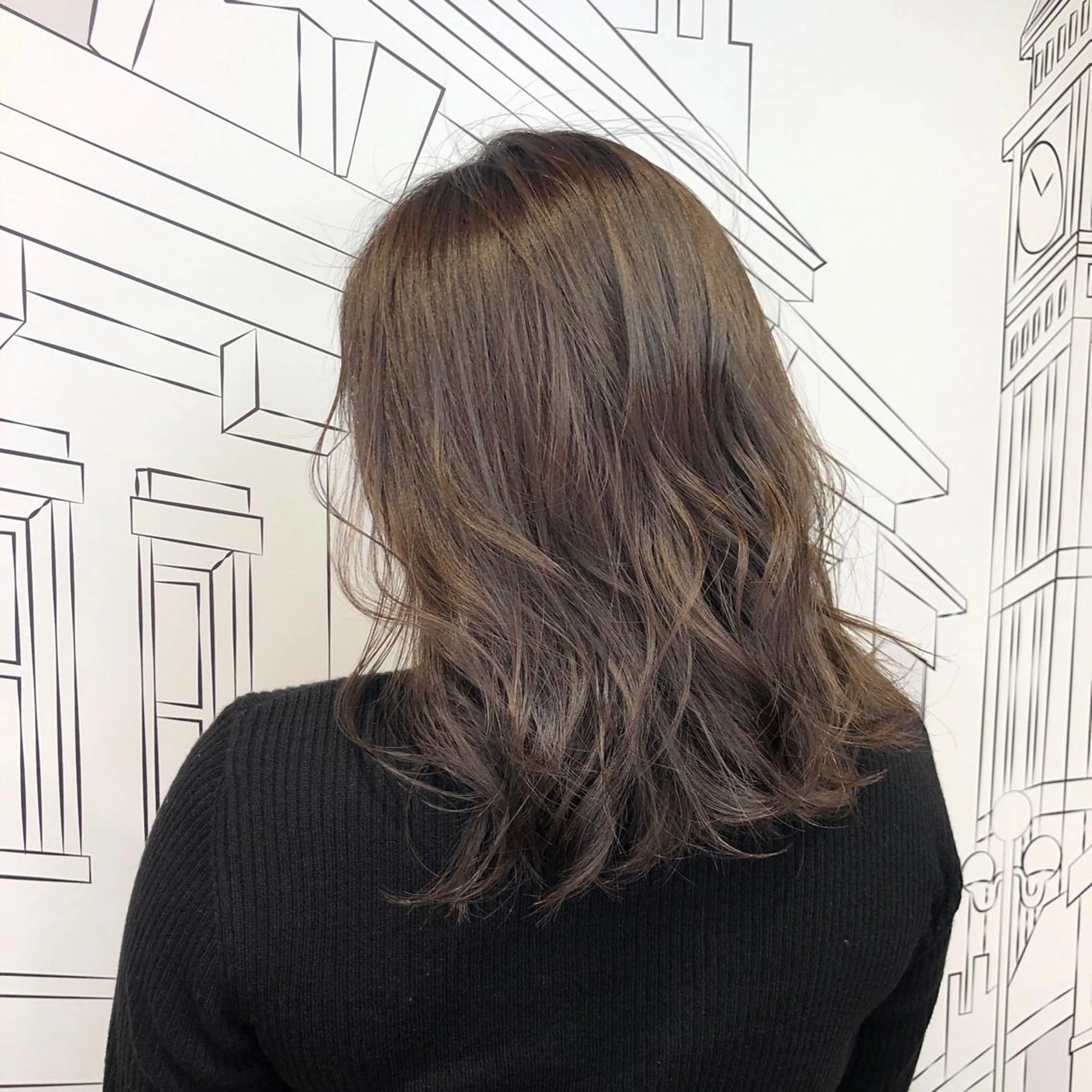 ミディアム カラー レイヤー,ボブ / 彩未のヘアスタイル