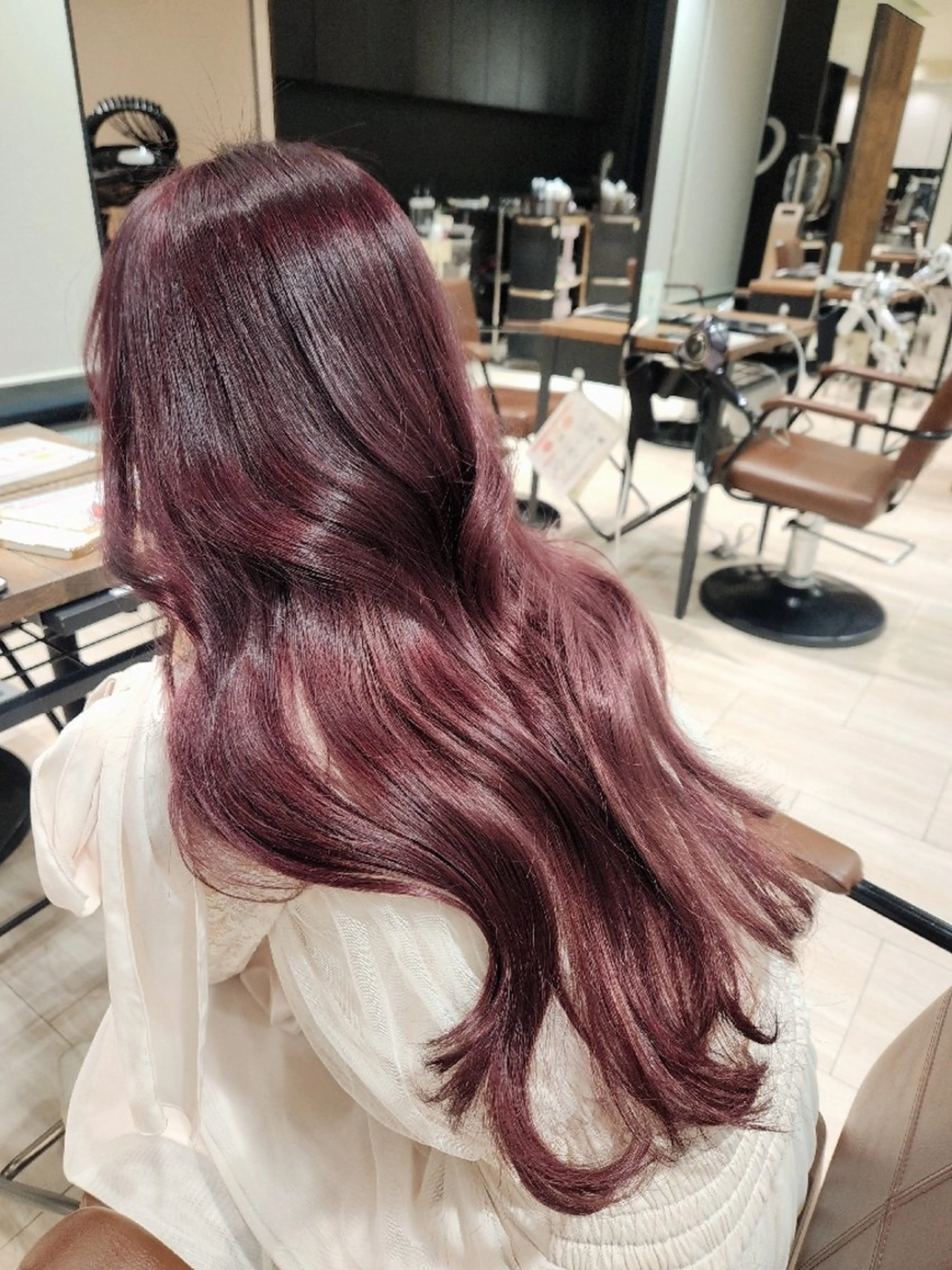 ロング Nanako。/韓国 ハッシュカットのヘアスタイル