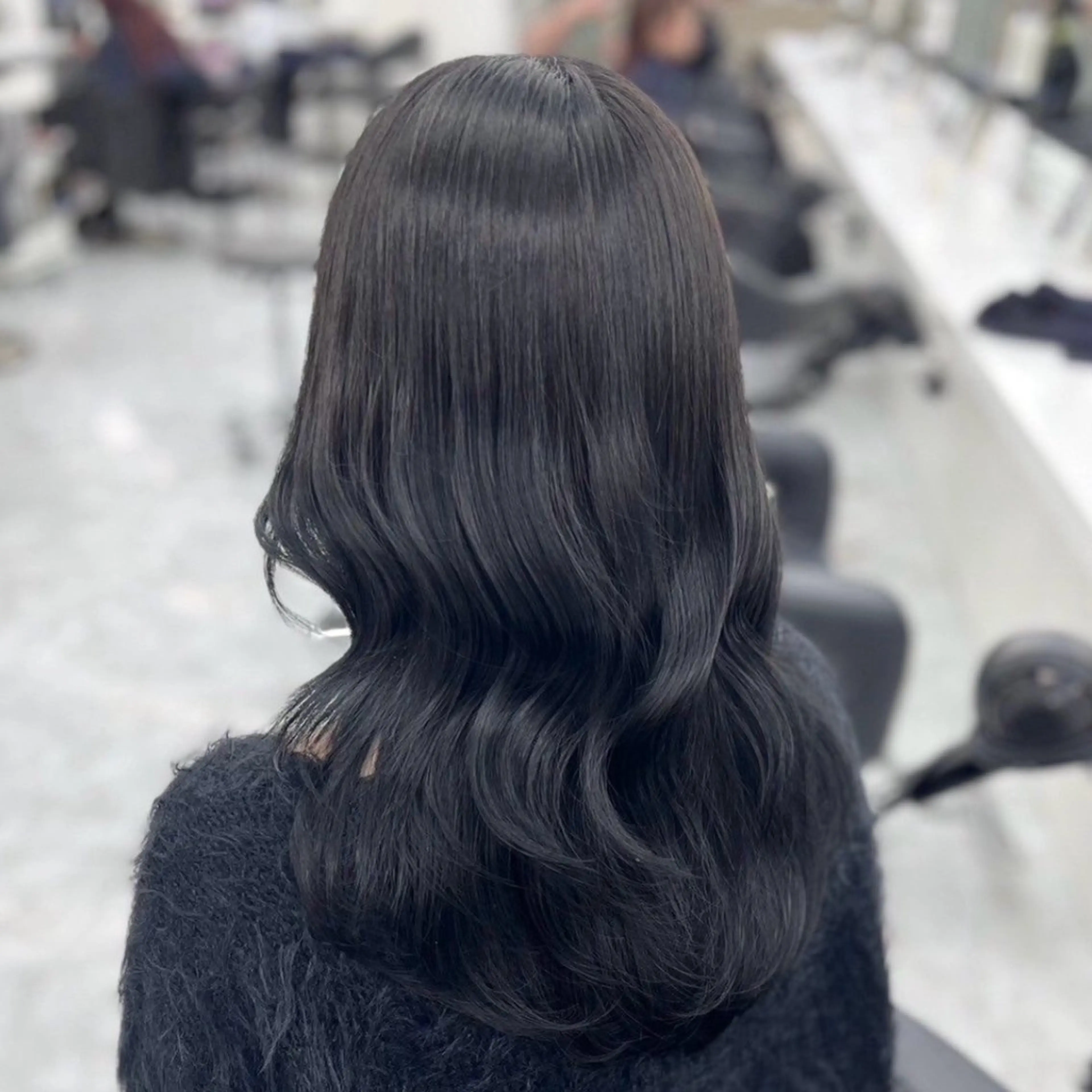 セミロング カラー 🎀🧁ダメージレス 艶髪カラー🧁🎀のヘアスタイル