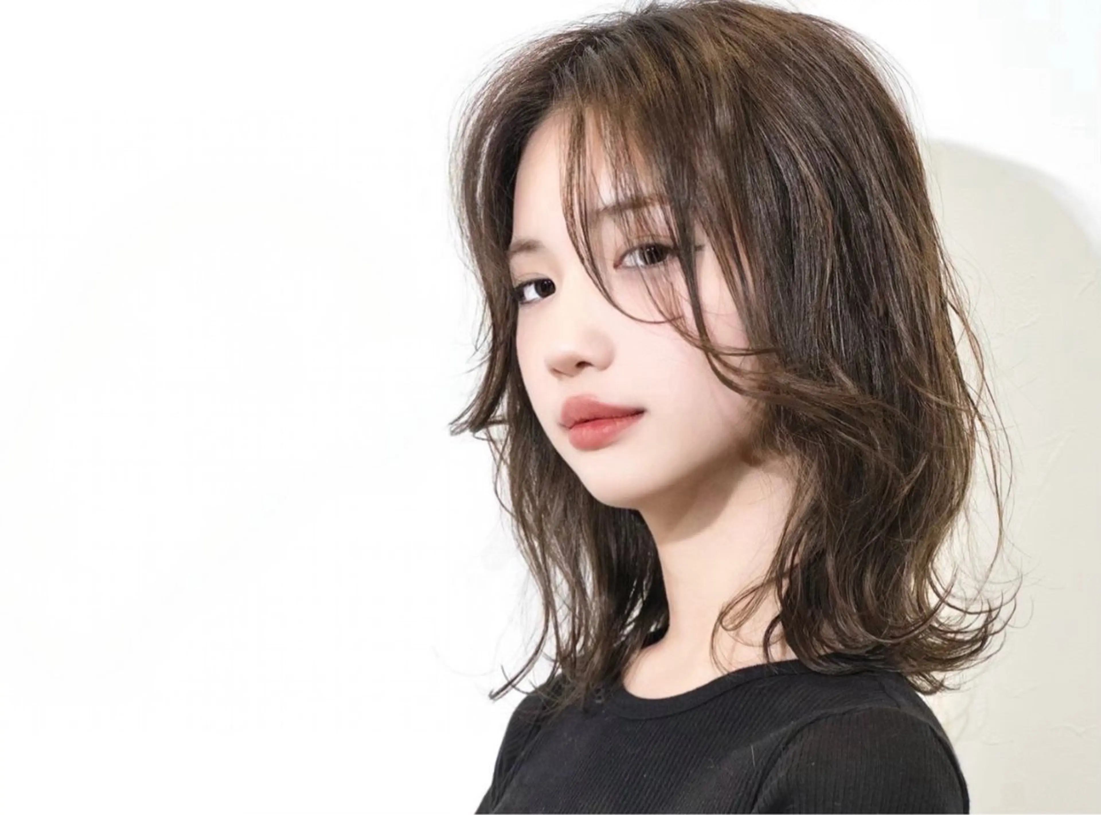 小顔矯正カットの写真