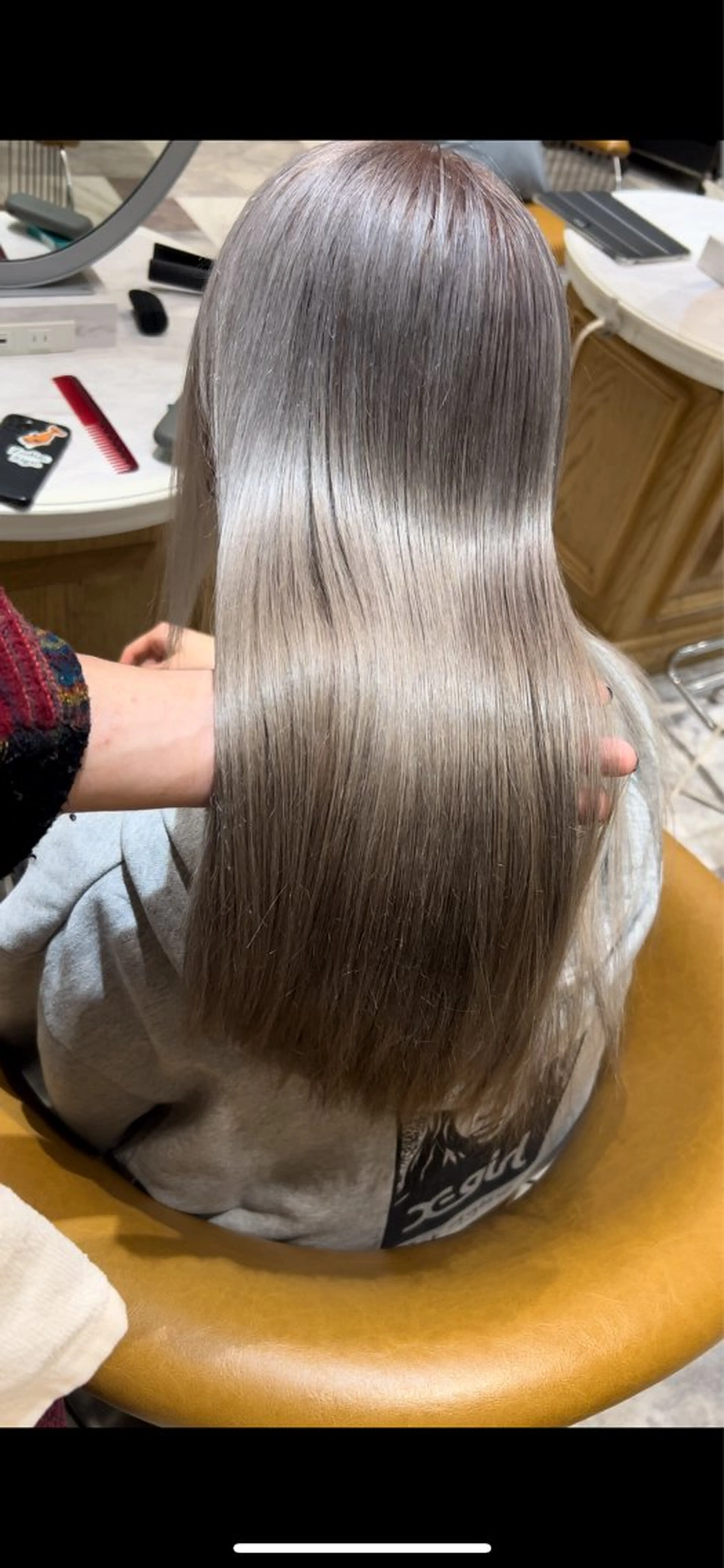 ロング 似合わせカラーの達人 ダブルカラー/森栄範のヘアスタイル