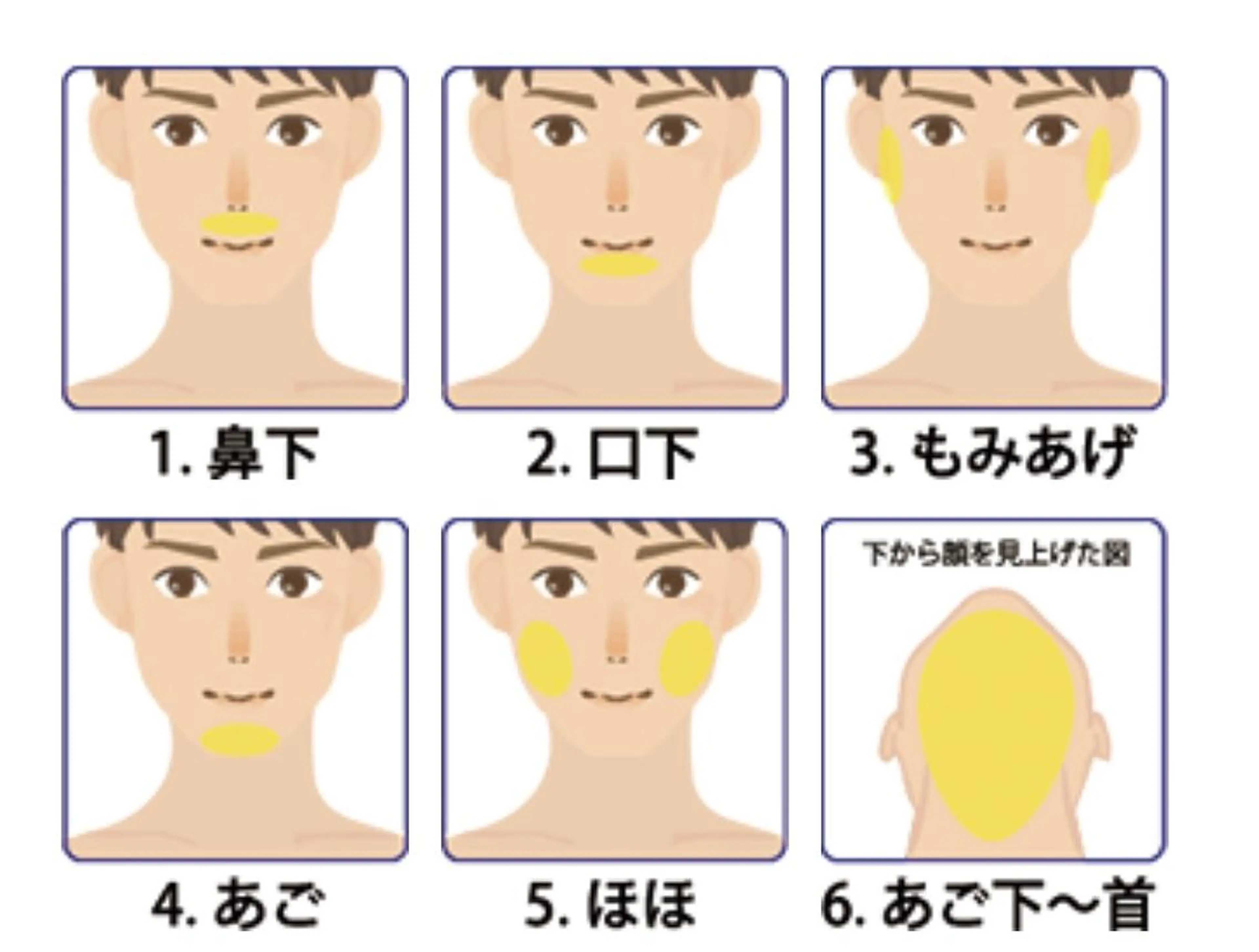 🚹1番人気🎖️メンズヒゲ脱毛🉐２回セット3,900円　ヒゲ６部位全範囲脱毛できます👌の写真