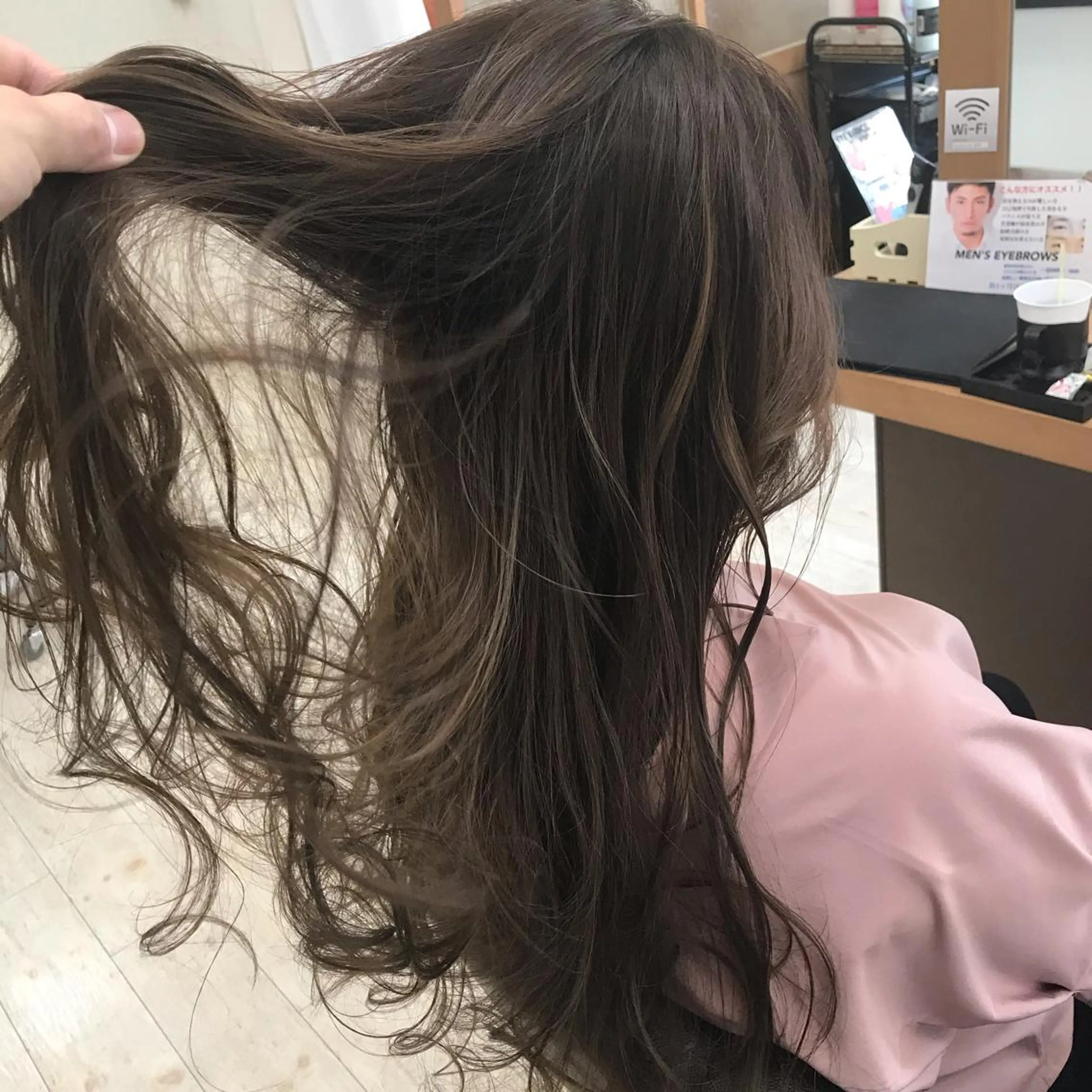 ロング カラー カット ヘアカラー トリートメント Lien 深井店のヘアスタイル
