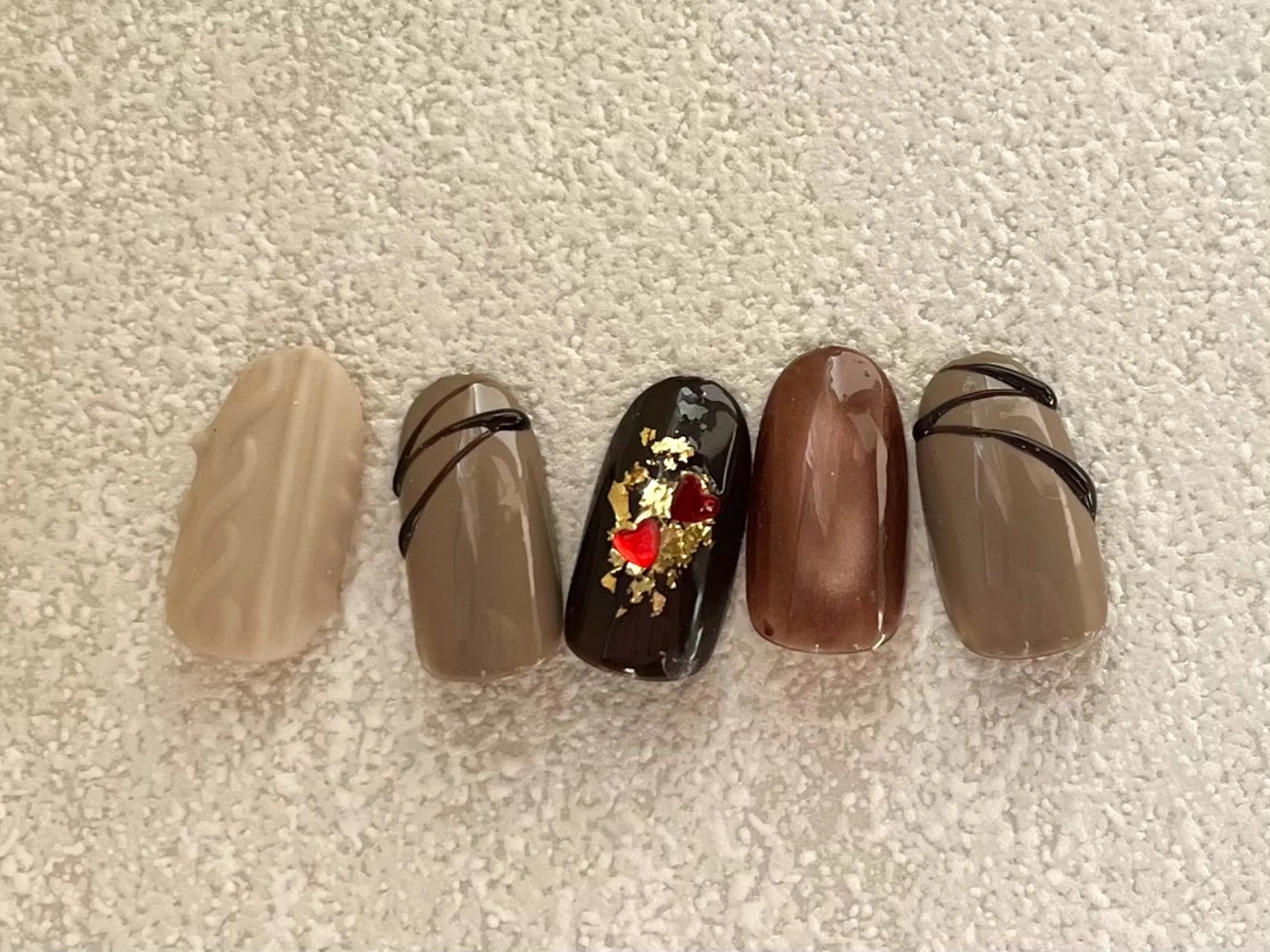 ネイル バレンタイン kiki nail たまプラーザのネイルデザイン