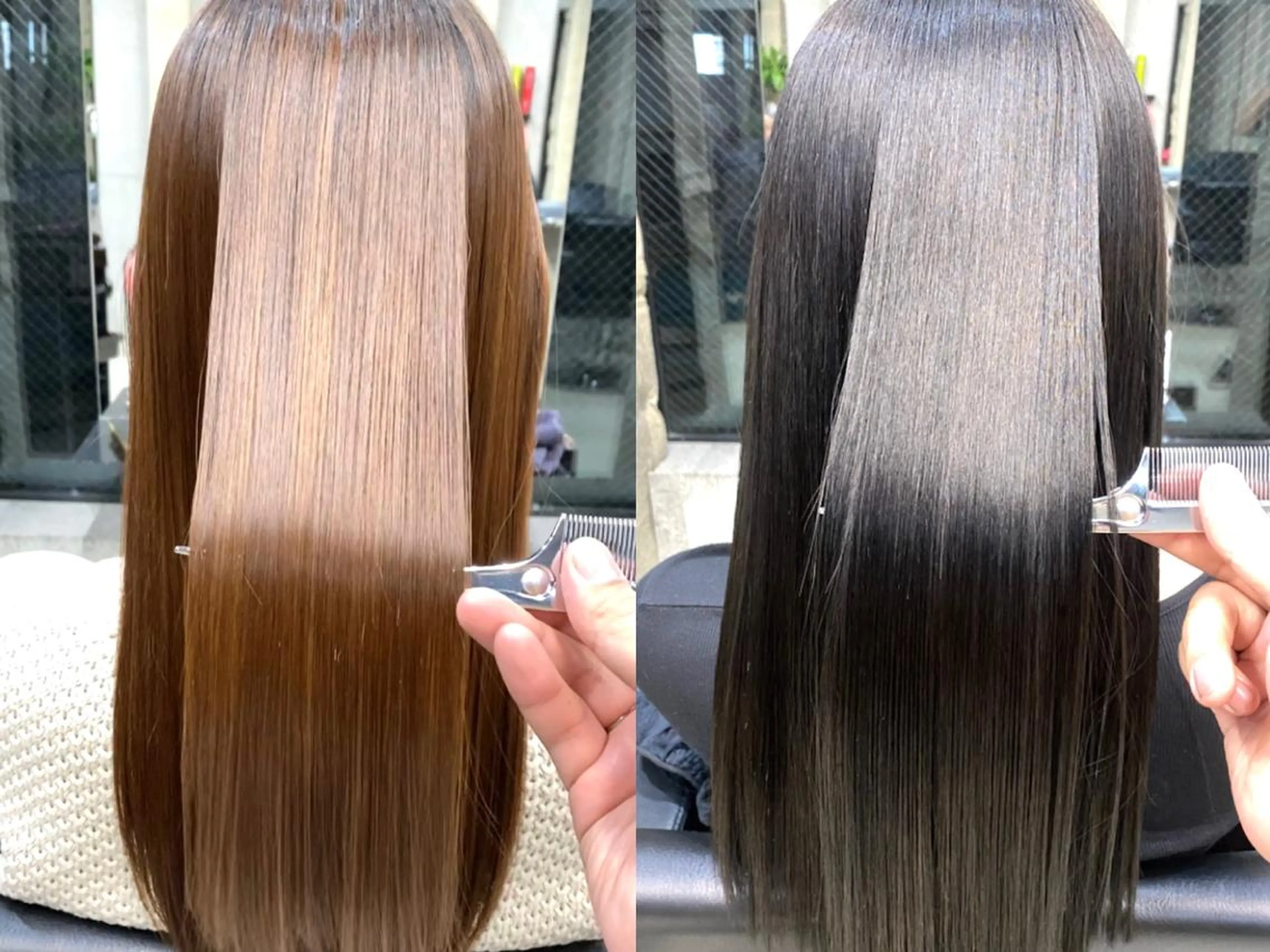 【髪質改善フルコース1】酸性矯正＋ULTOWA＋リンゴ幹細胞 Tr＋カット ￥20900の写真