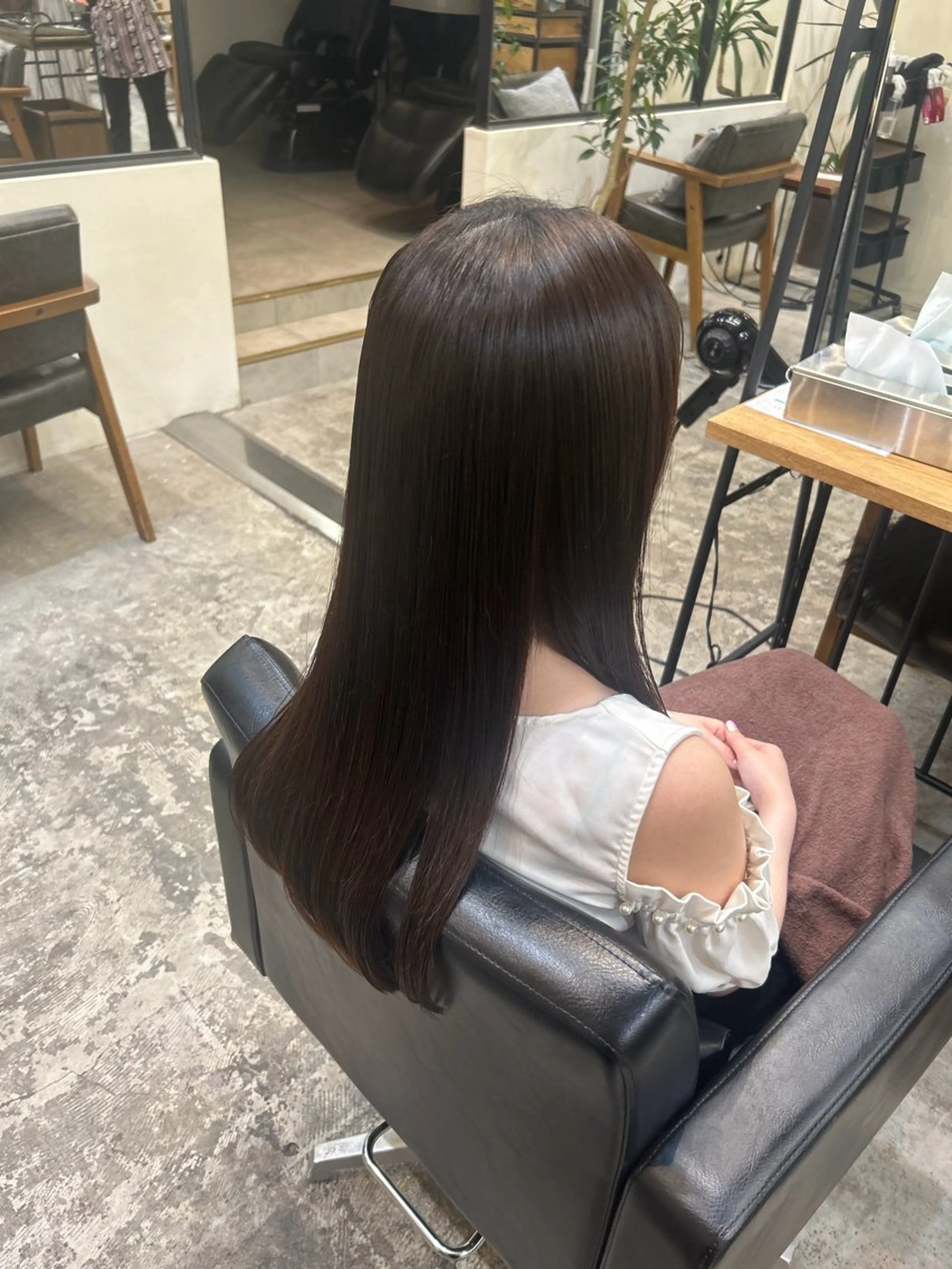 ロング 柿崎 七皇のヘアスタイル