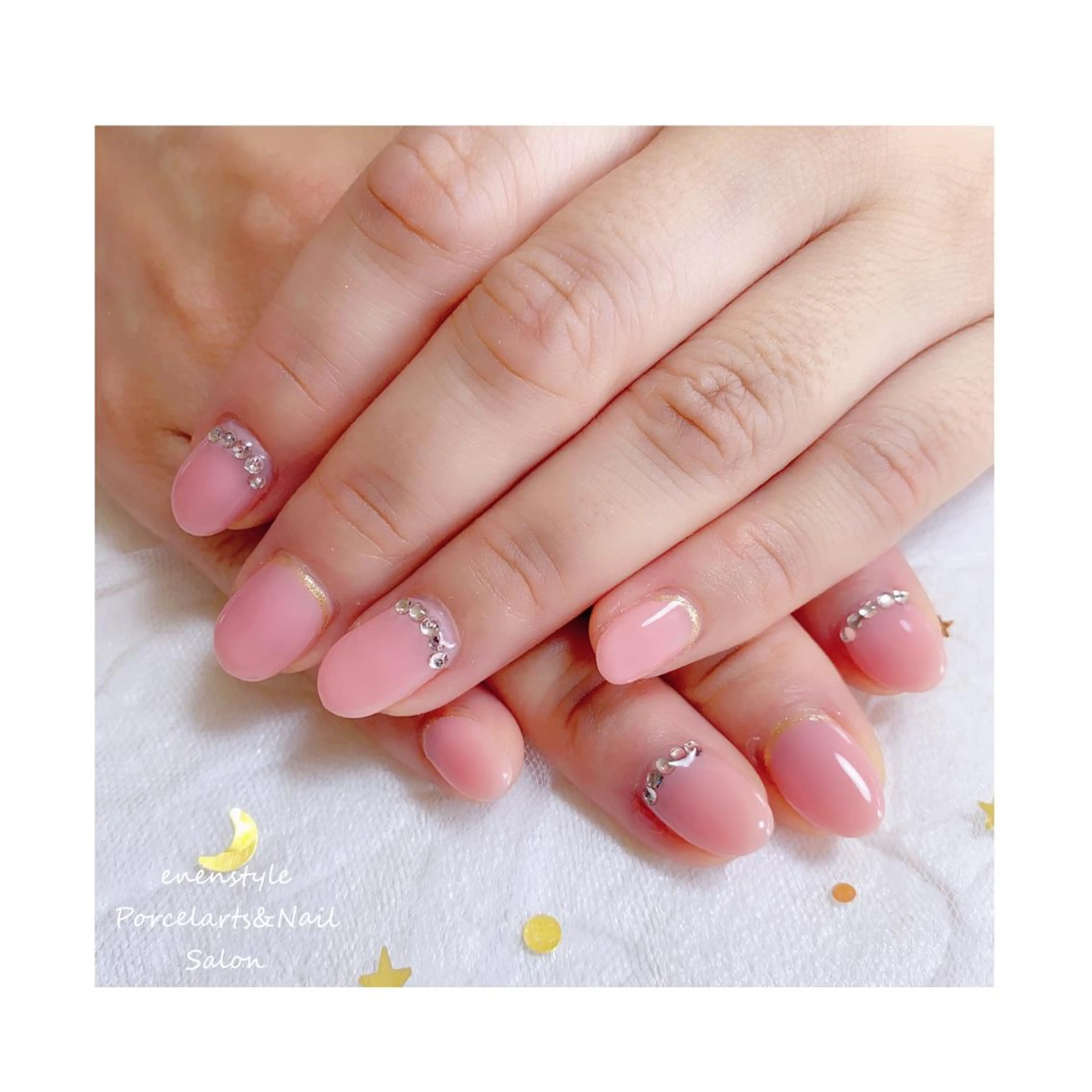 ミディアム ネイル ハンドネイル 👑enen style👑のネイルデザイン