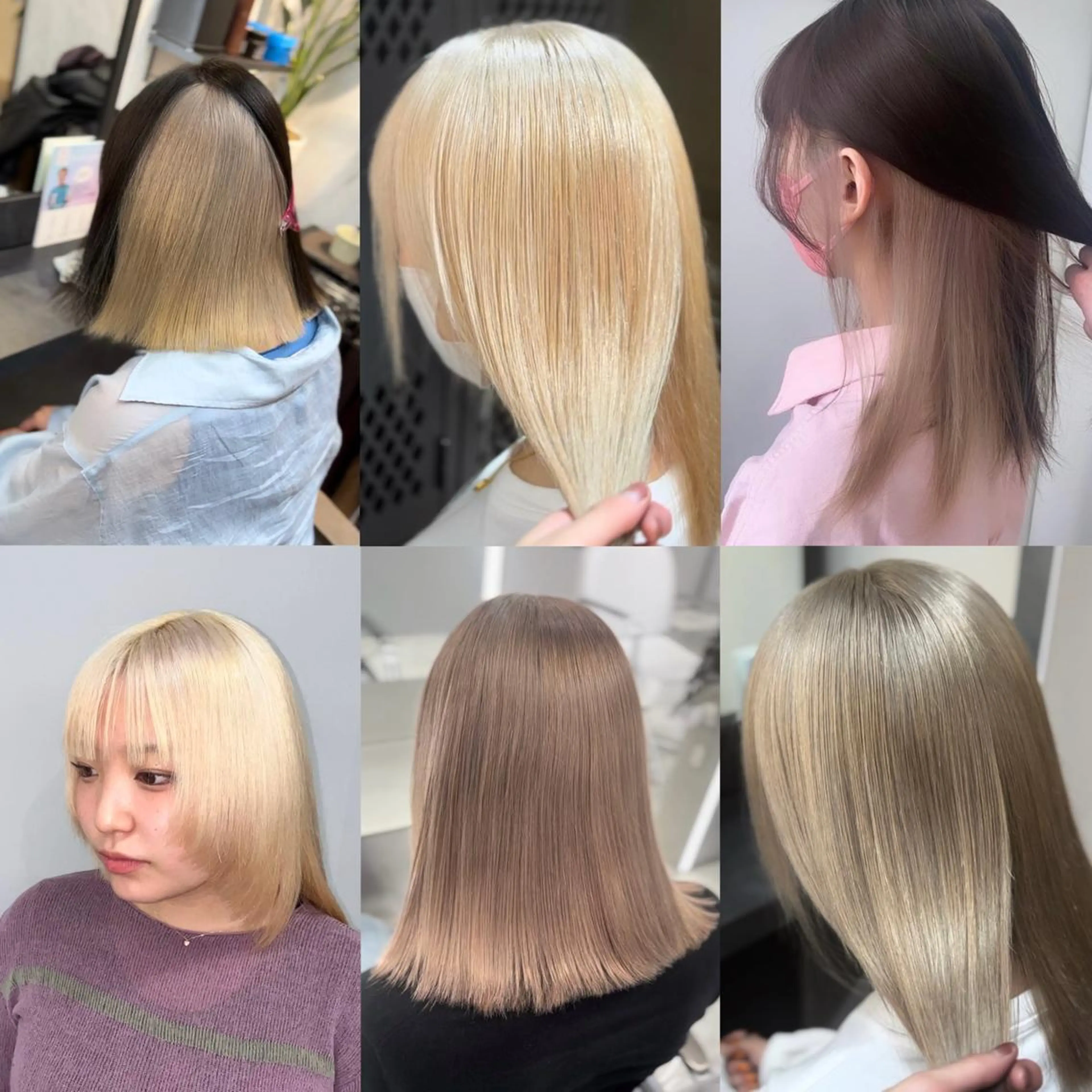 カラー ベージュカラー ブリーチ 卒業式のヘアスタイル ハイトーン職人 ♡中島凱人のヘアスタイル