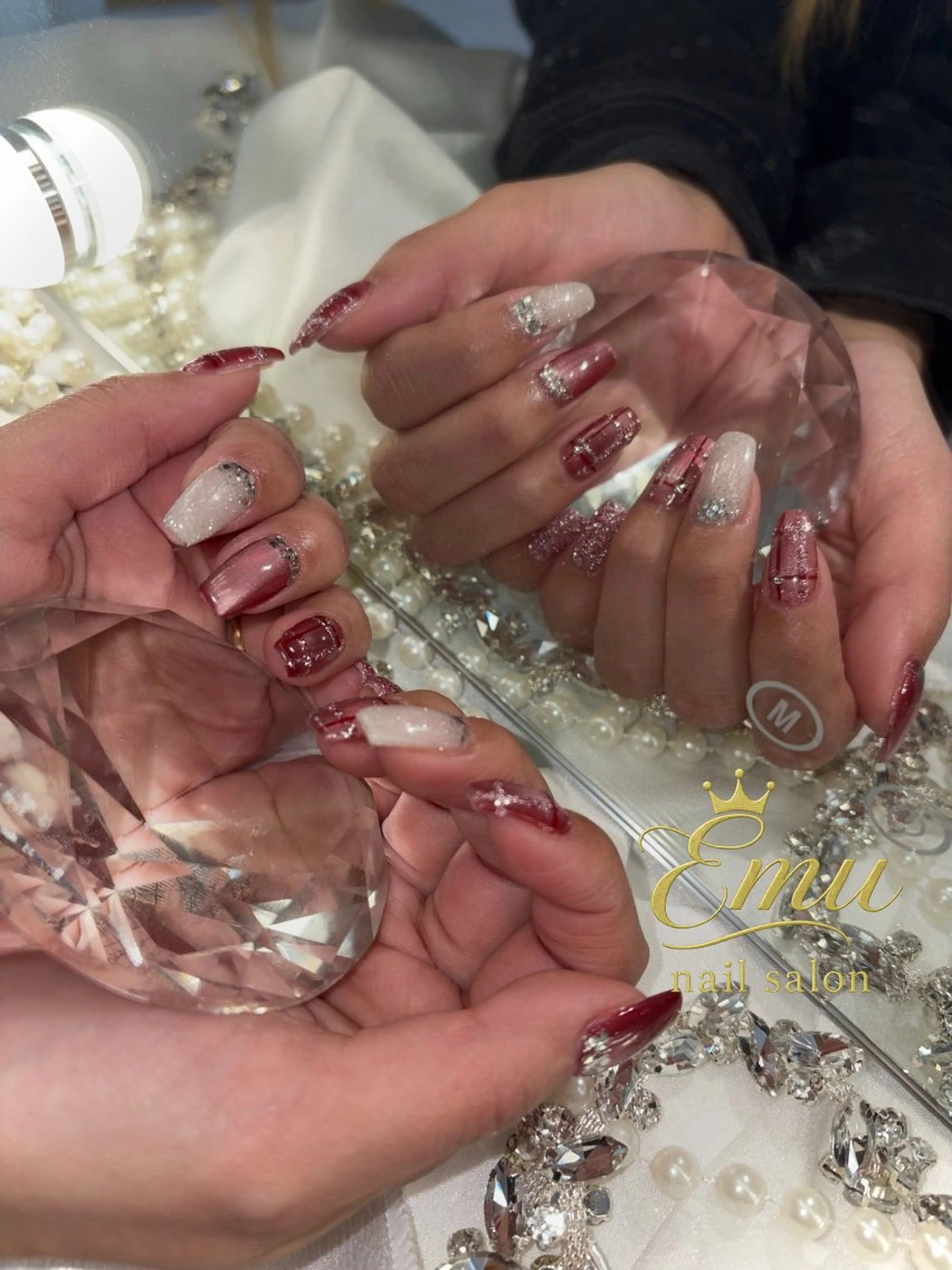 ミディアム ハンドネイル nail salon Emu所属・【Emu】 MOMOKAのネイルデザイン