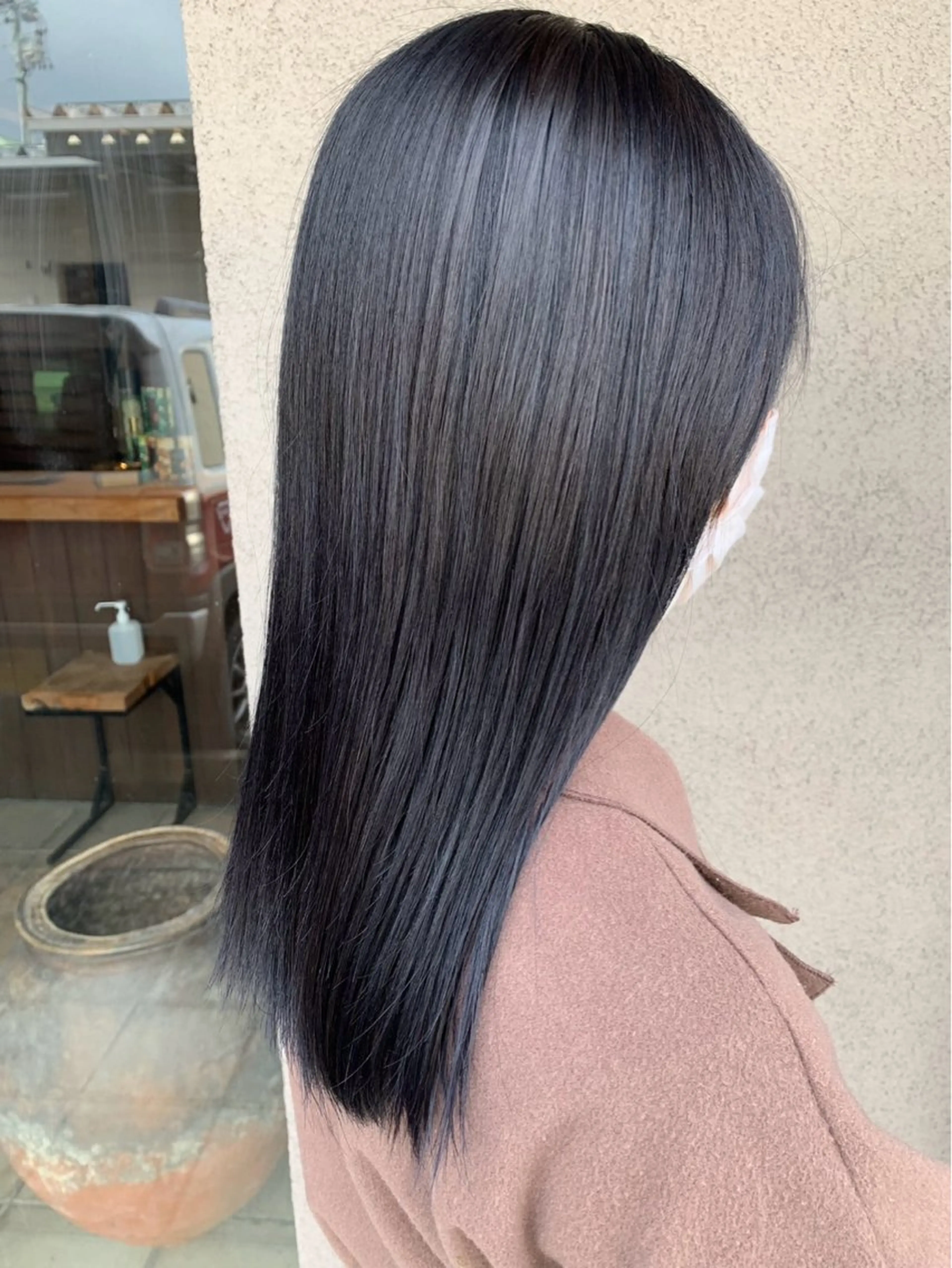 セミロング カラー ヘアカラー トリートメント 藤田 天河のヘアスタイル