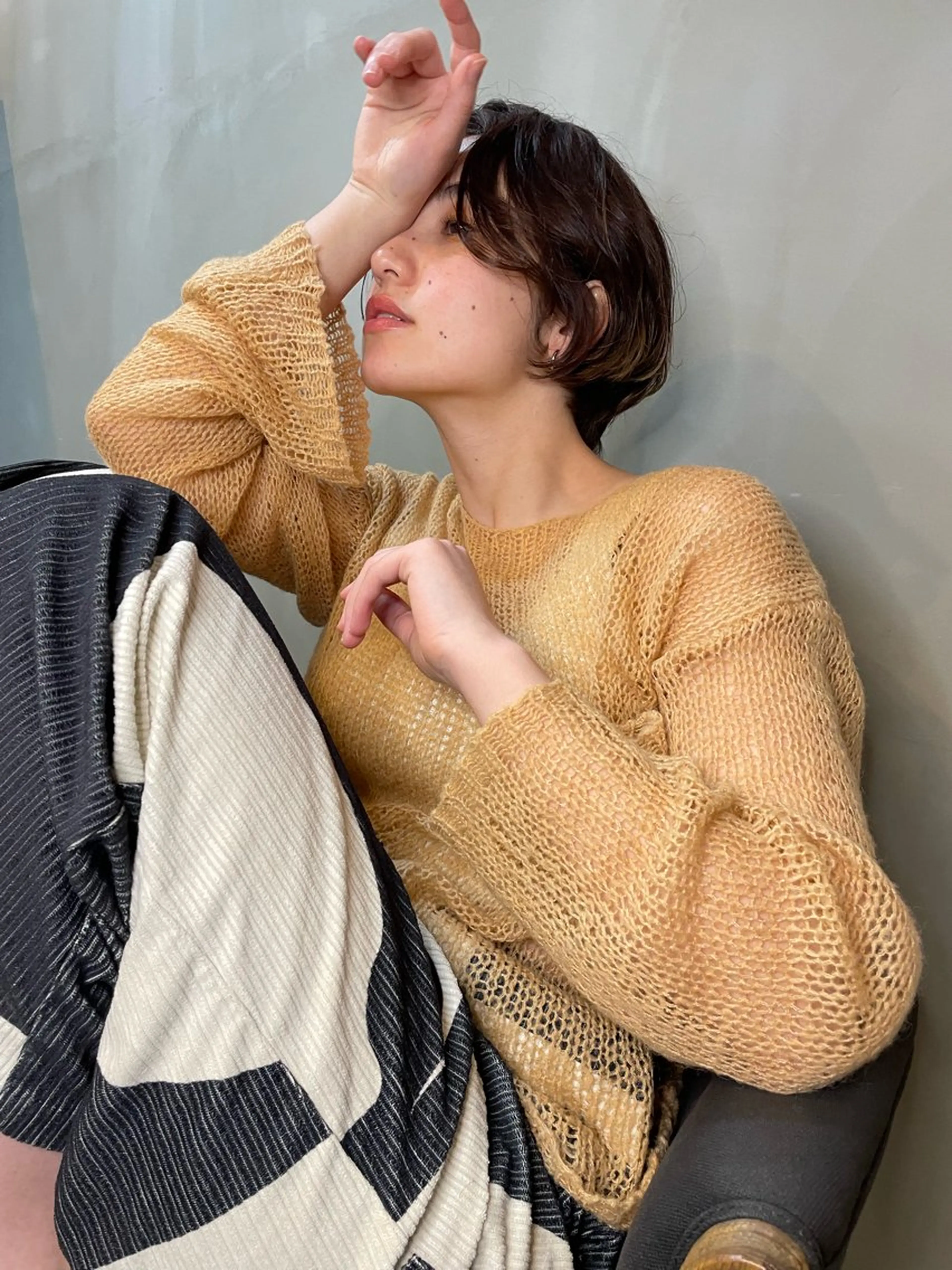 ショート カラー ショート/ボブ/ 心斎橋/宮脇美奈のヘアスタイル