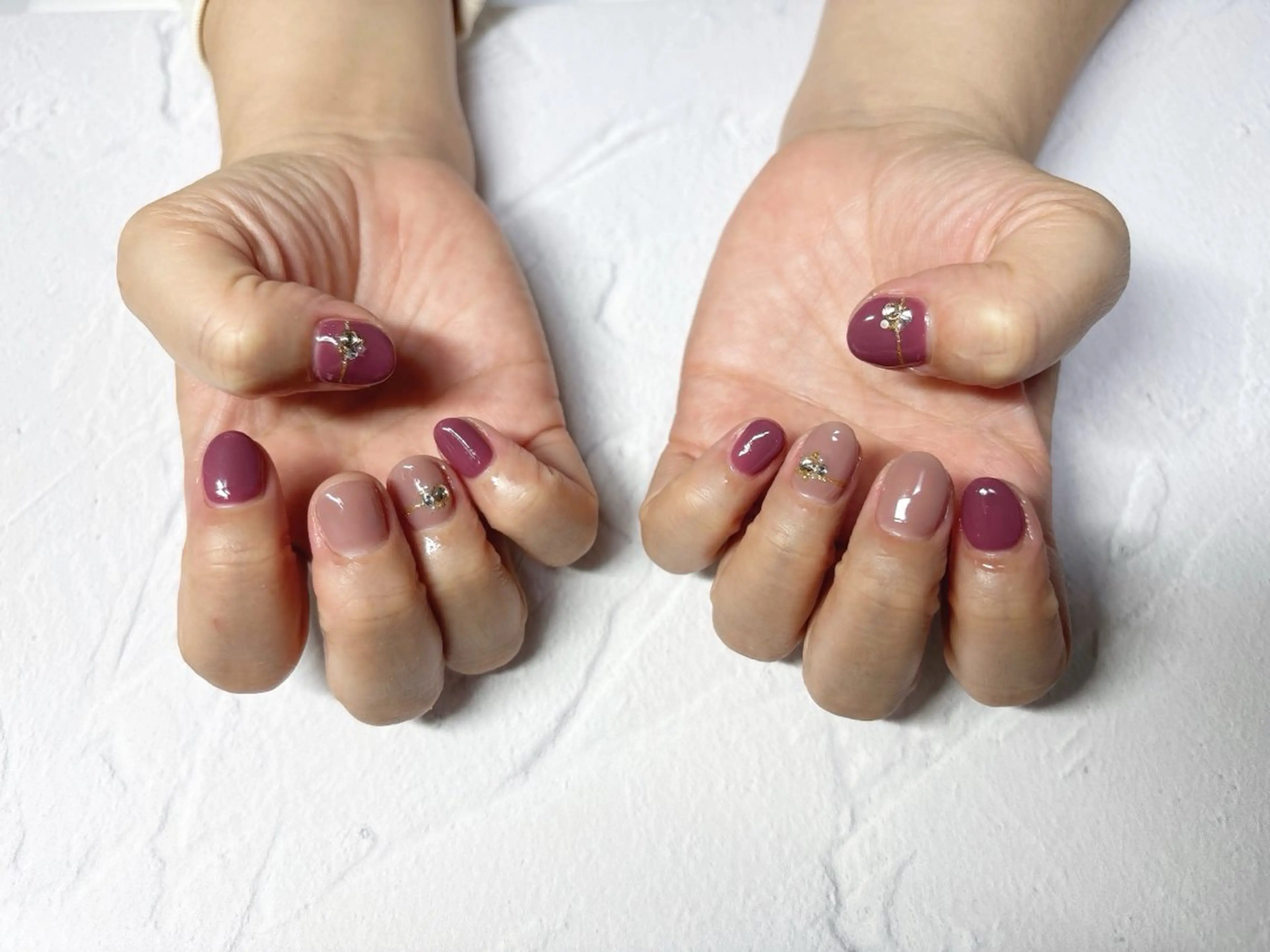 ネイル ハンドネイル 愛川町 あんすりうむのネイルデザイン