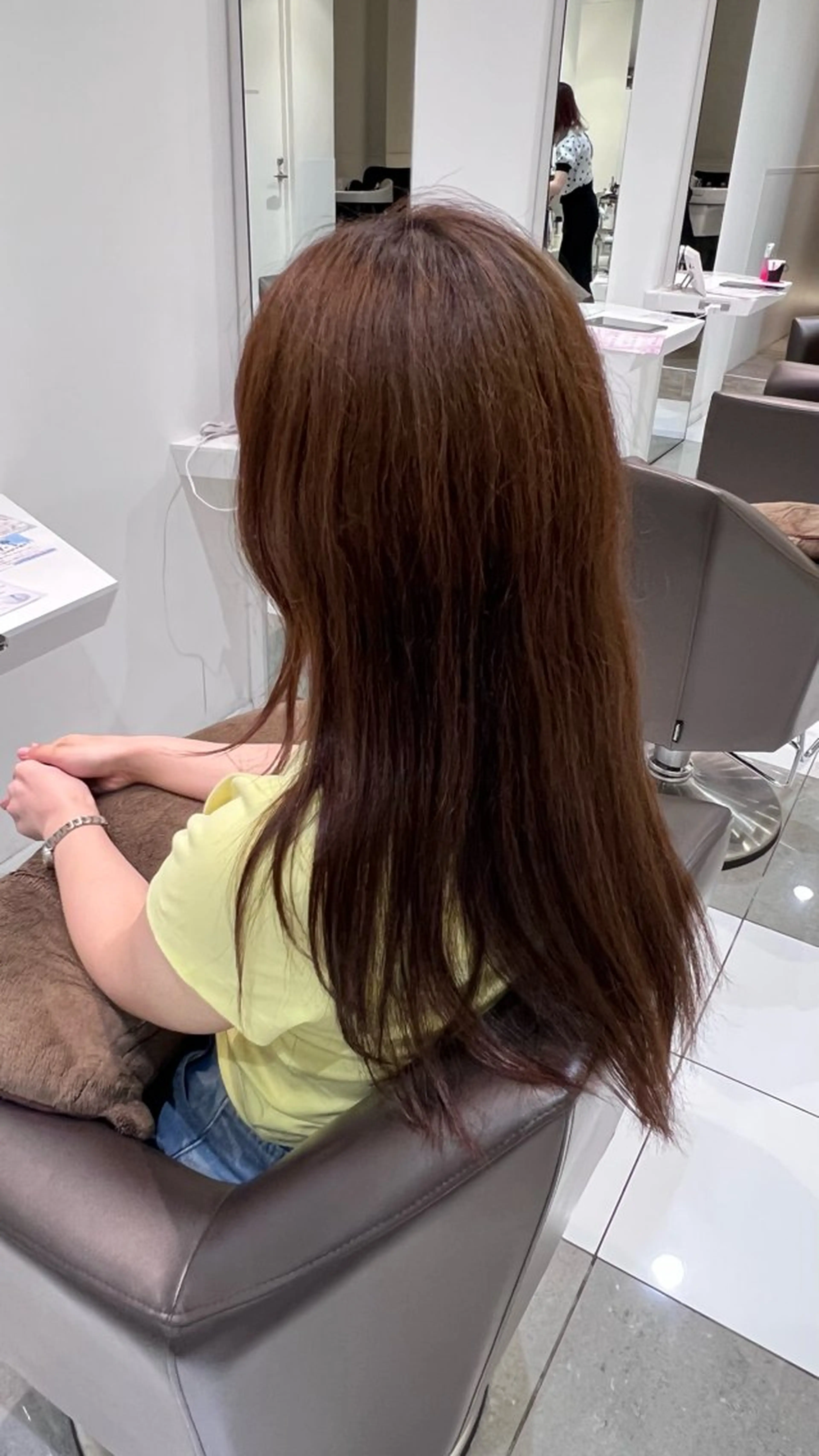 ロング Yuka/Aujua ソムリエ/髪質改善のヘアスタイル