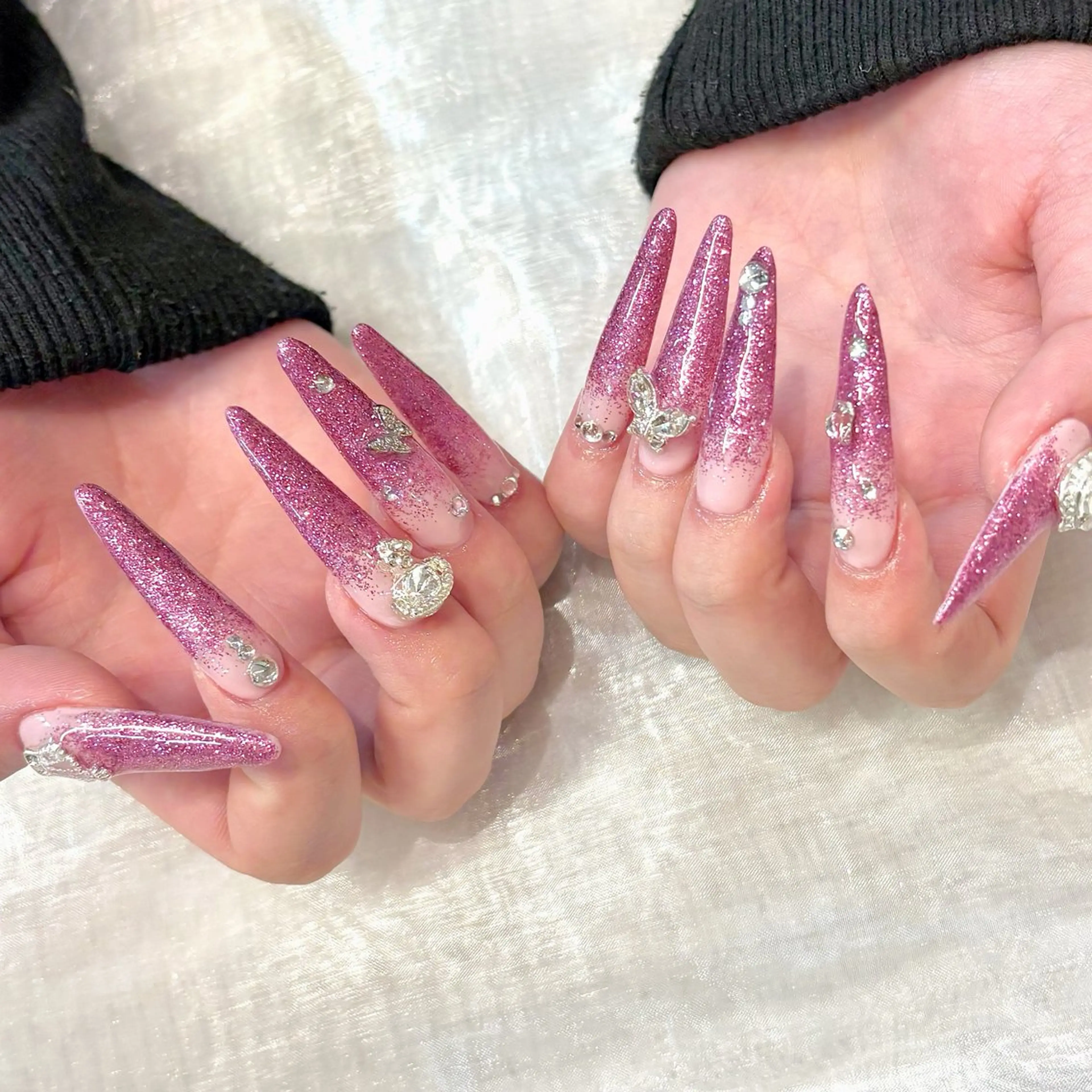 ネイル ロングネイル スカルプネイル ハンドネイル Chipie_ ayanoのネイルデザイン