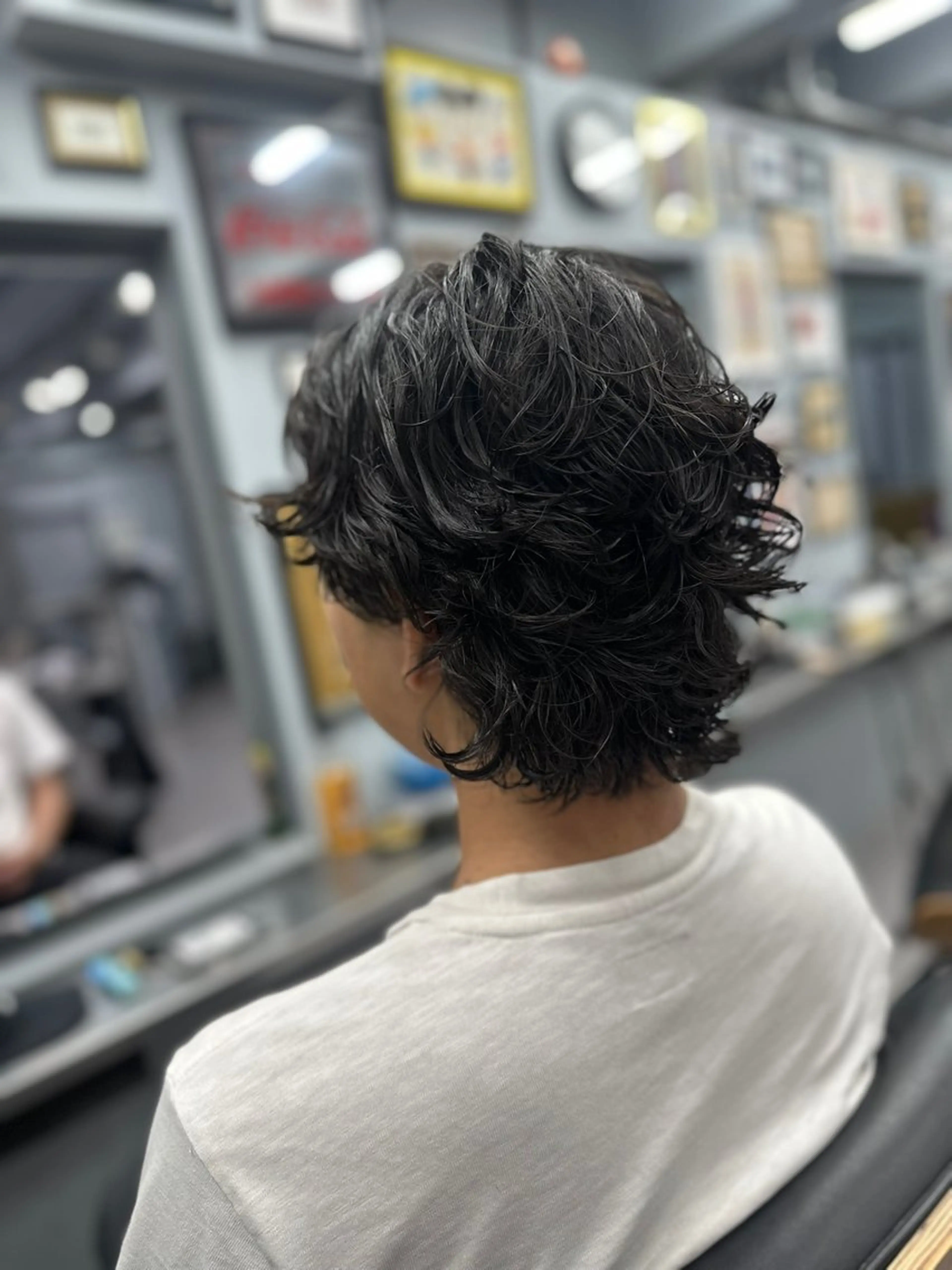 ショート パーマ メンズ メンズパーマ ニュアンスパーマ 池袋/フェード /メンズ/YUKIのヘアスタイル