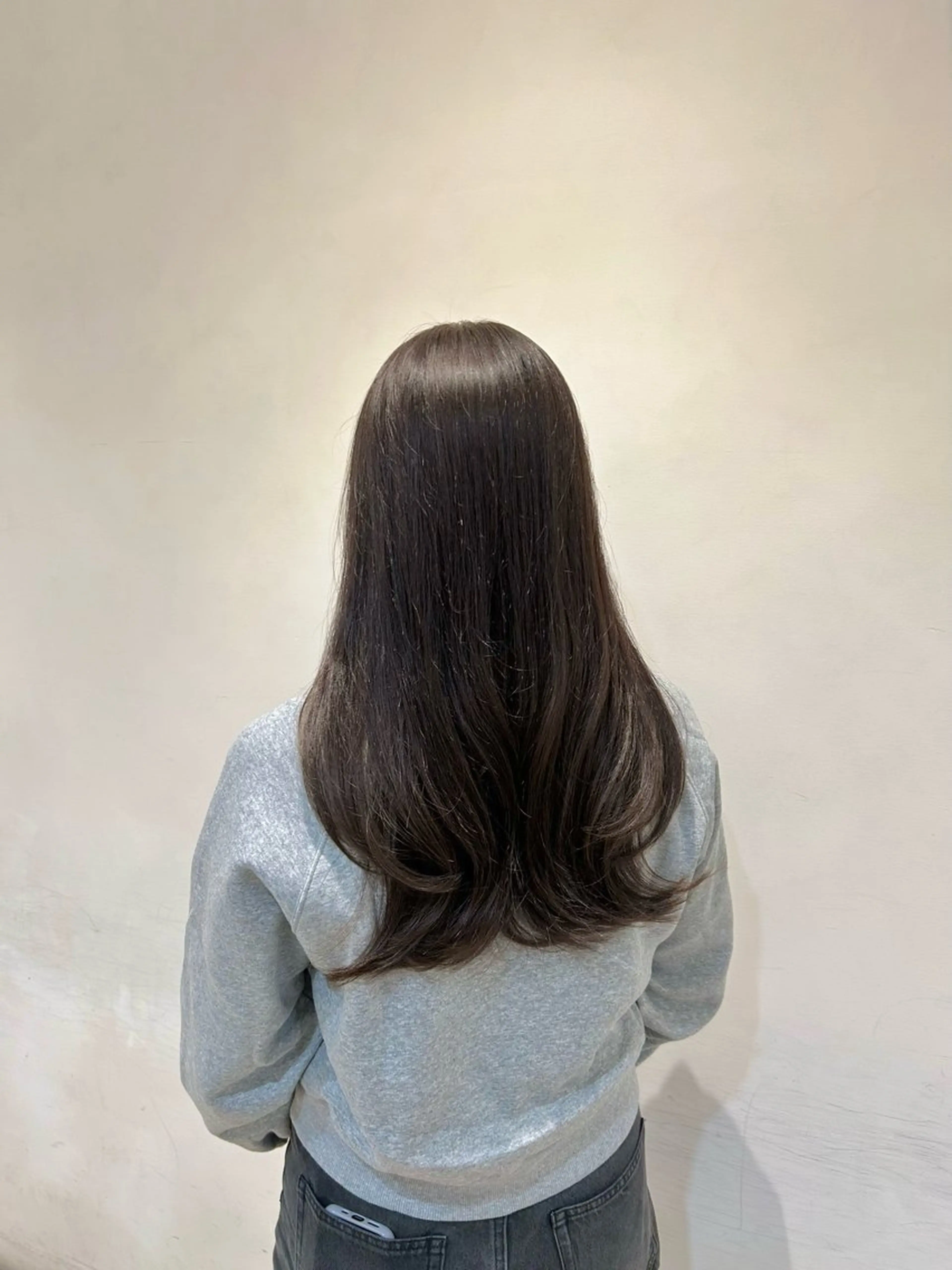 ロング カラー レイヤーカット/ 透明感カラー/カナのヘアスタイル