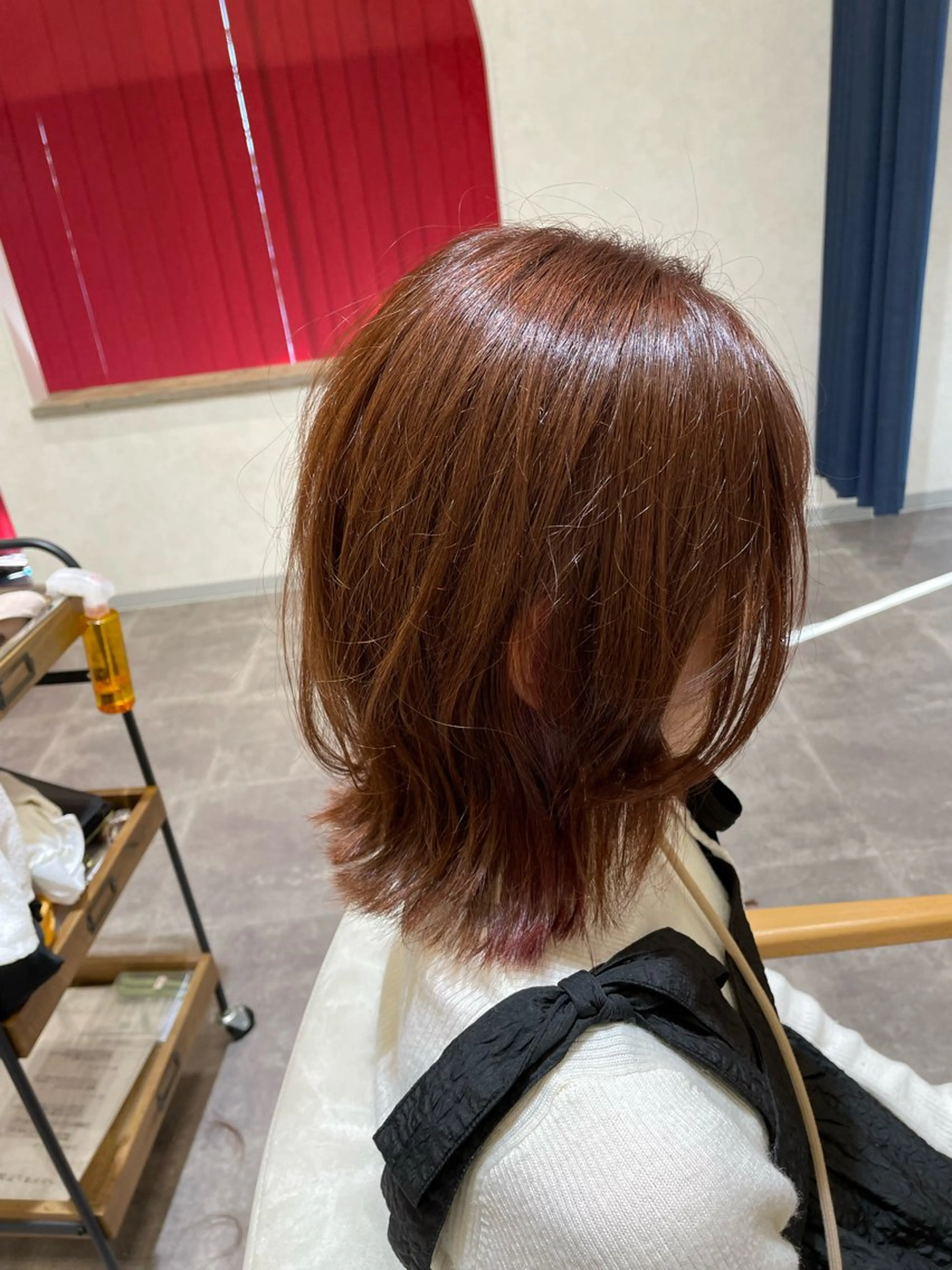 ミディアム 外ハネヘア 生盛 智穂子のヘアスタイル