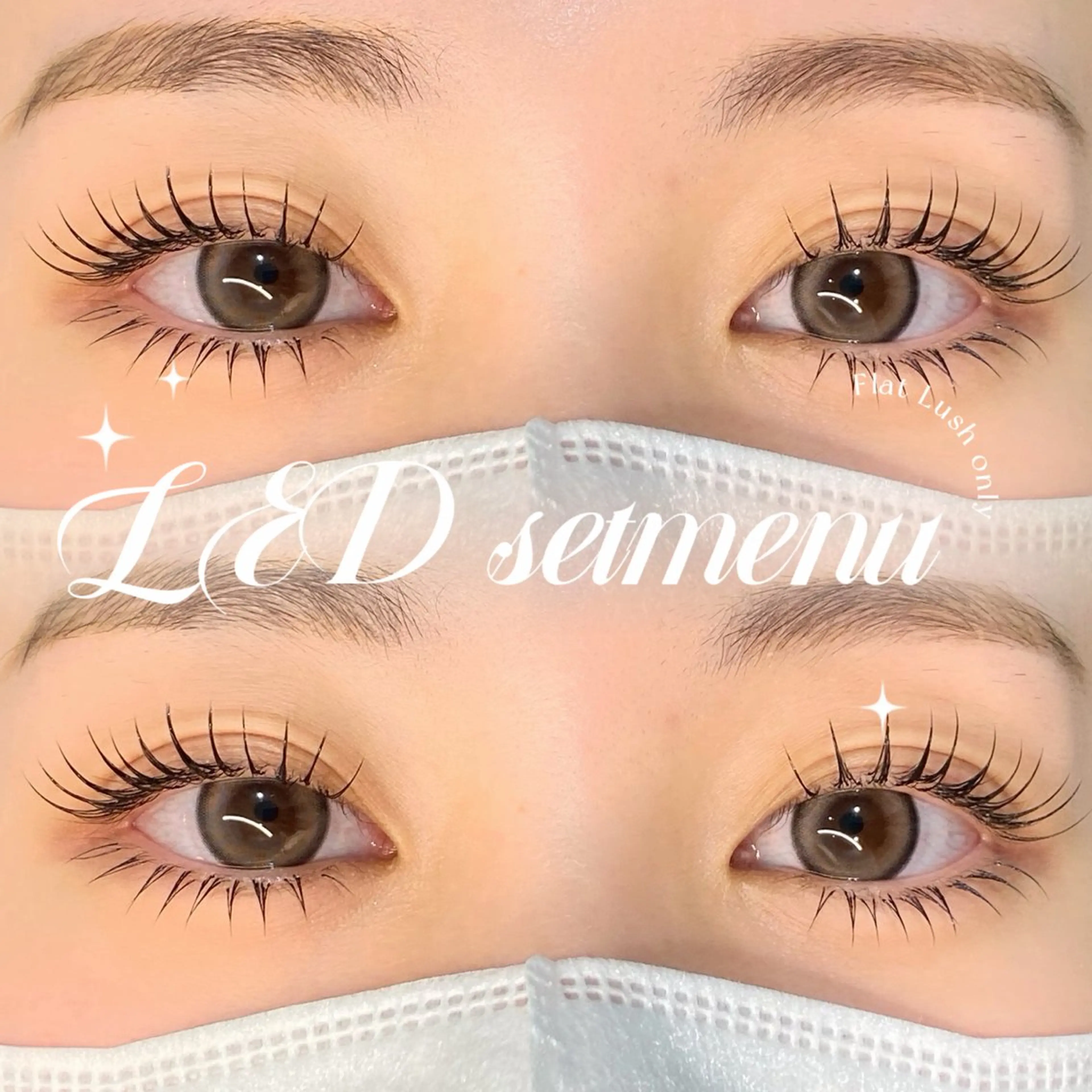 【持ち𝟐倍!!】💎 𝑳𝑬𝑫エクステ✖️フラットラッシュ𝟖𝟎本💎の写真