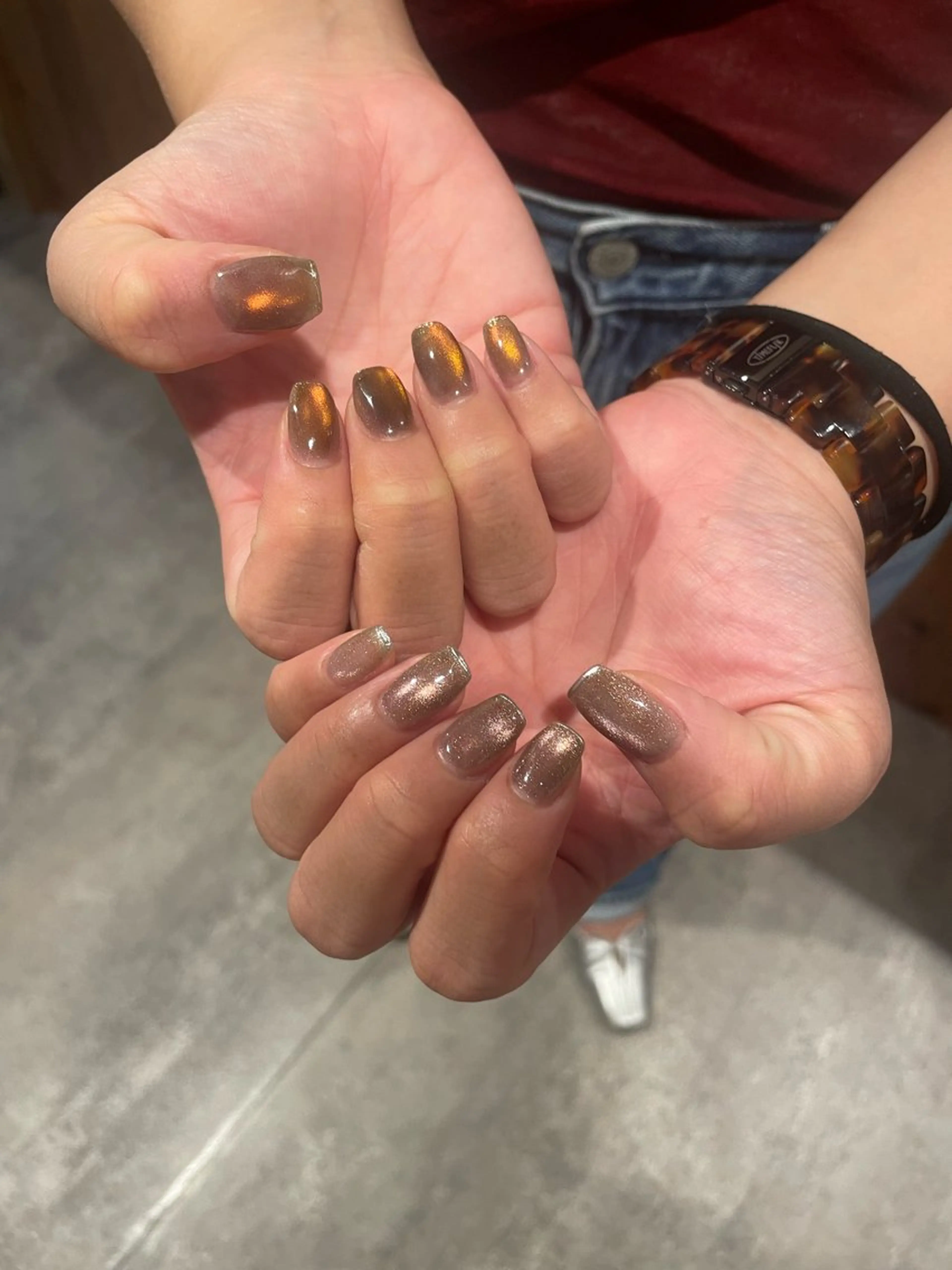 ネイル CURAR茅ヶ崎店/ kiora🧸🧡のネイルデザイン