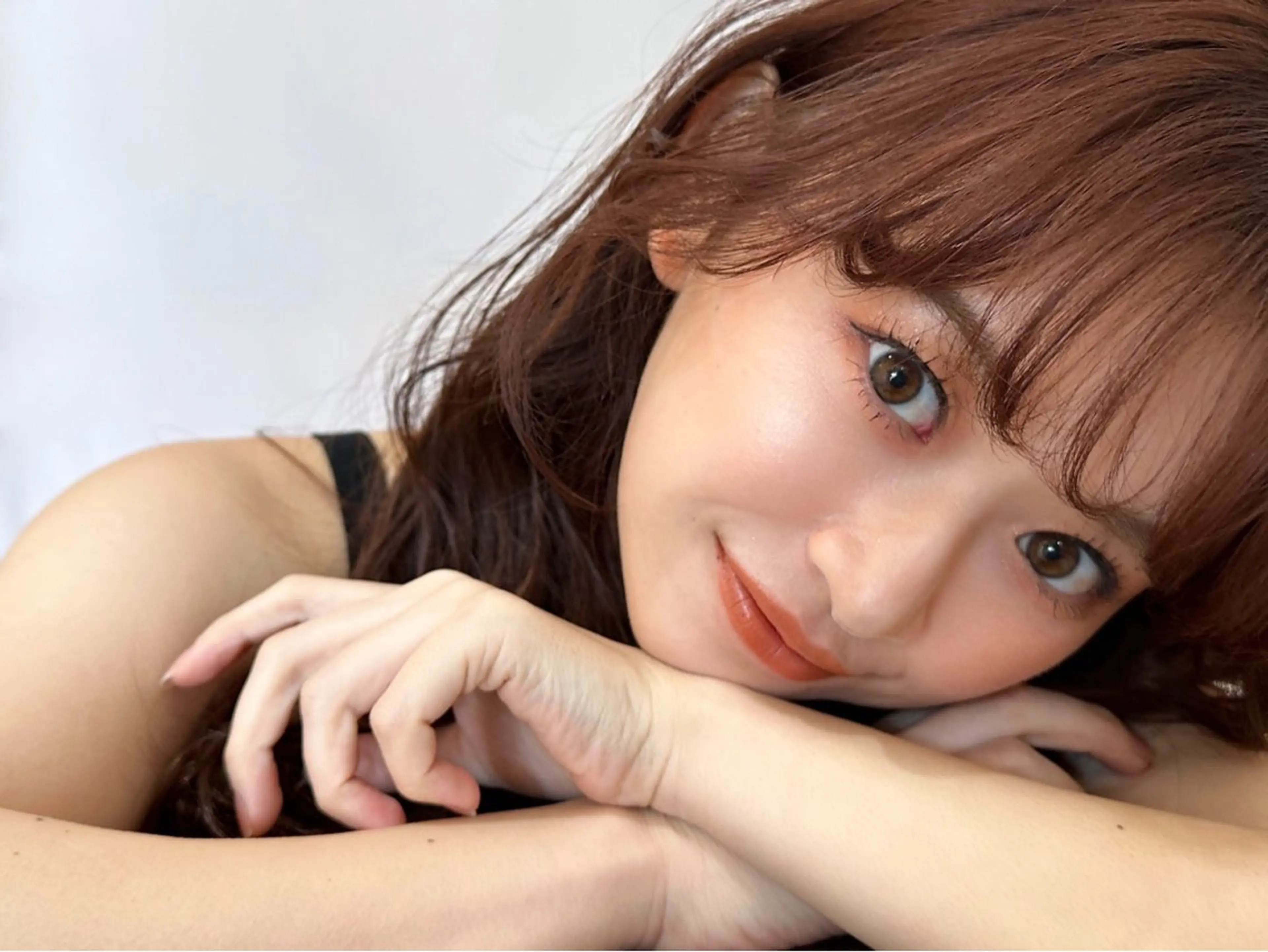 ミディアム カラー パーマ カット ヘアカラー トリートメント 韓国ヘア🇰🇷🎀 YURIAのヘアスタイル