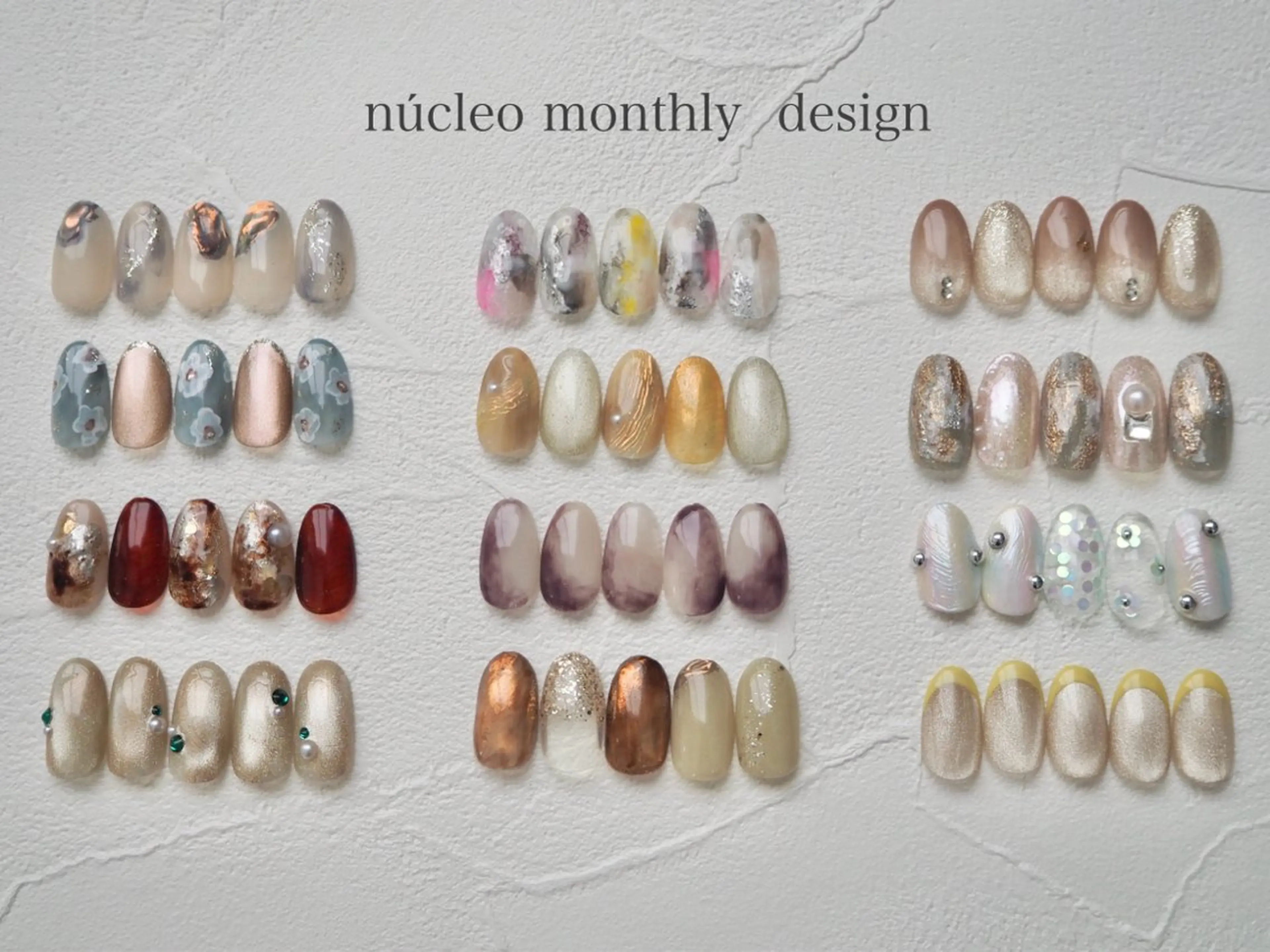 ミディアム nail salon núcleo 【ヌクレオ】所属・ネイルサロン núcleoヌクレオのネイルデザイン