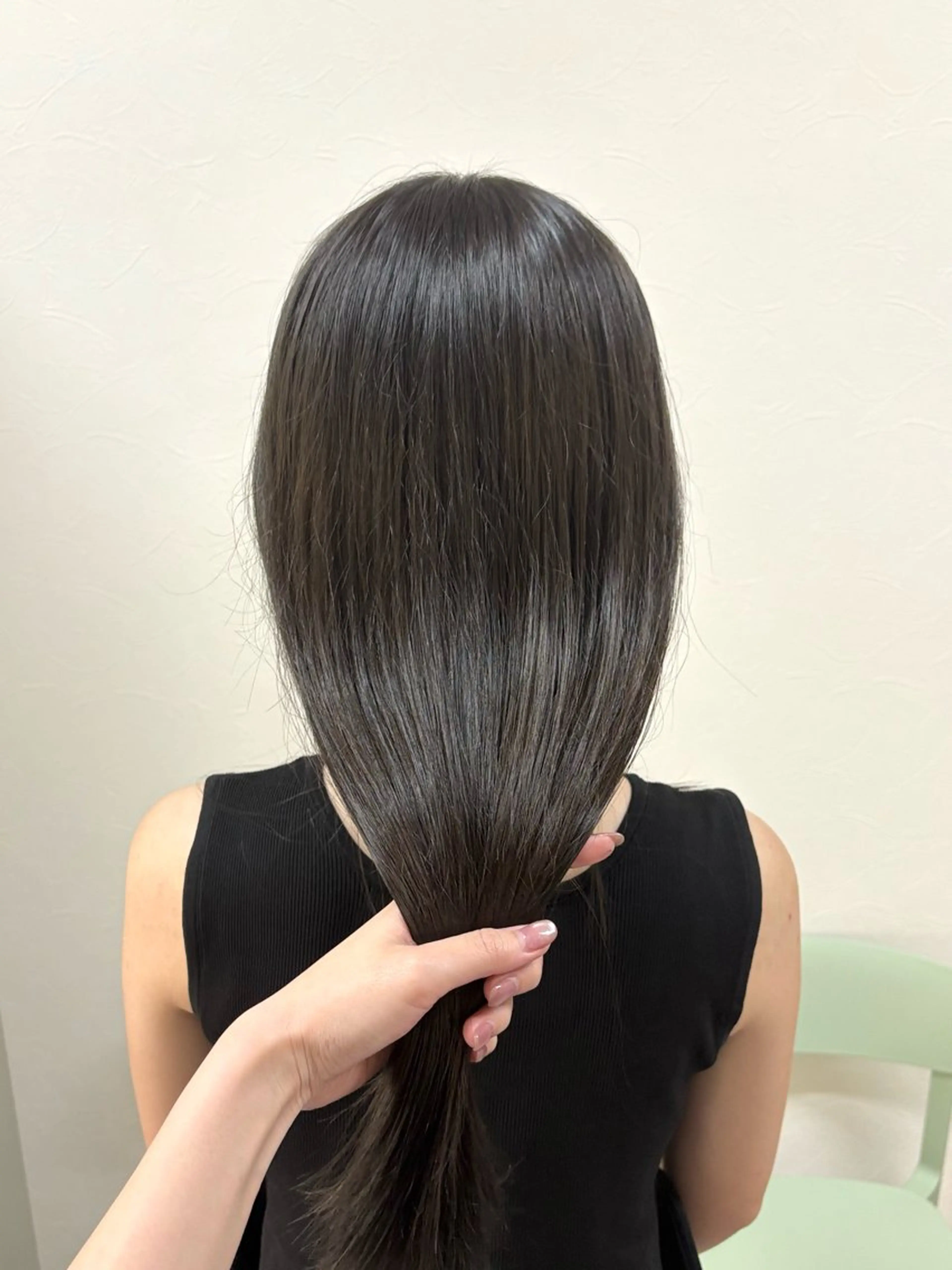 【艶髪】カット+酸性縮毛矯正+サロン専用CREAMトリートメント+超音波アイロン付🍥の写真