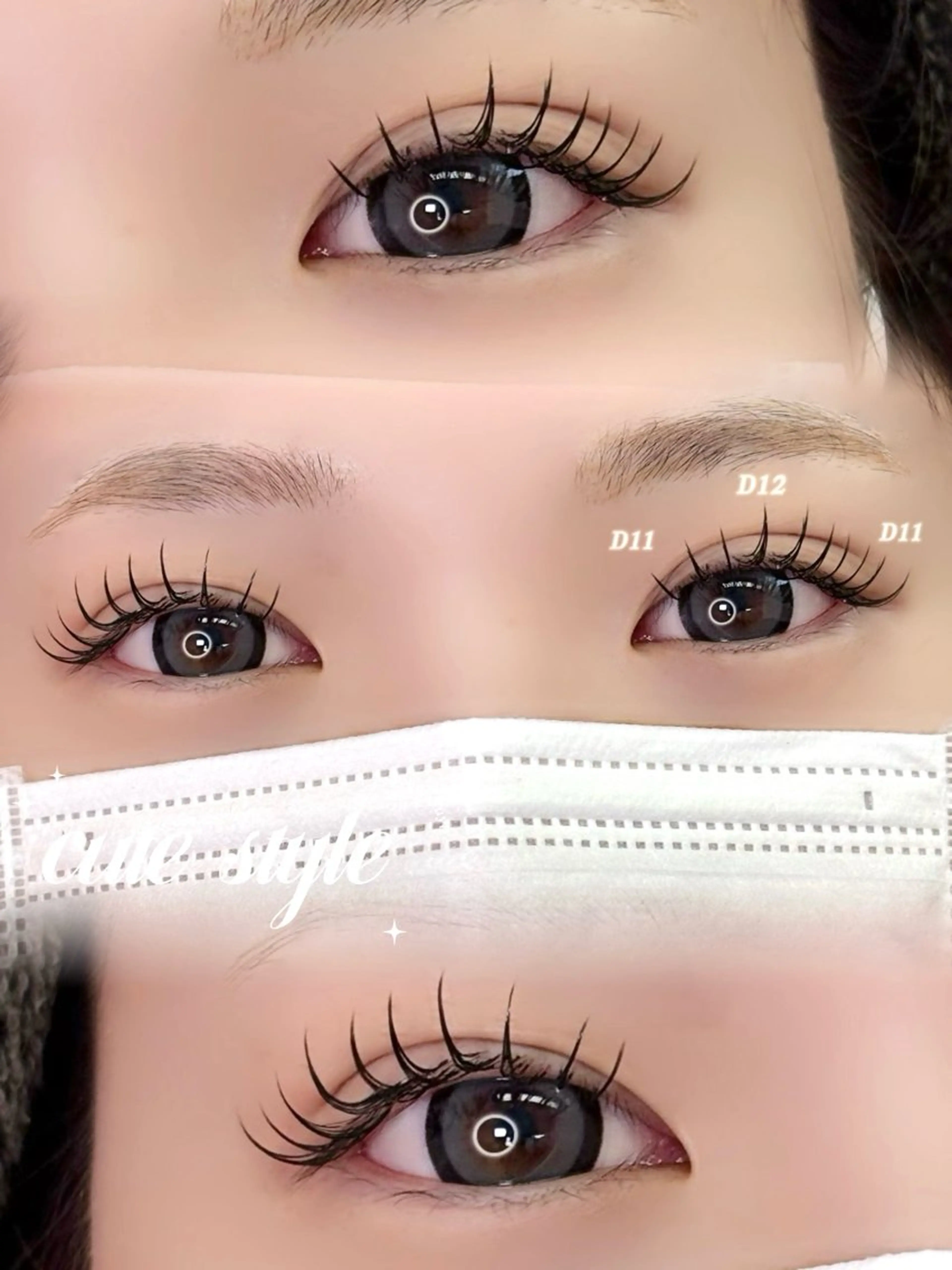 𓊆ㅤJr価格𓊇オフ込みマツエク100本🎀（シングルラッシュ）¥2500の写真