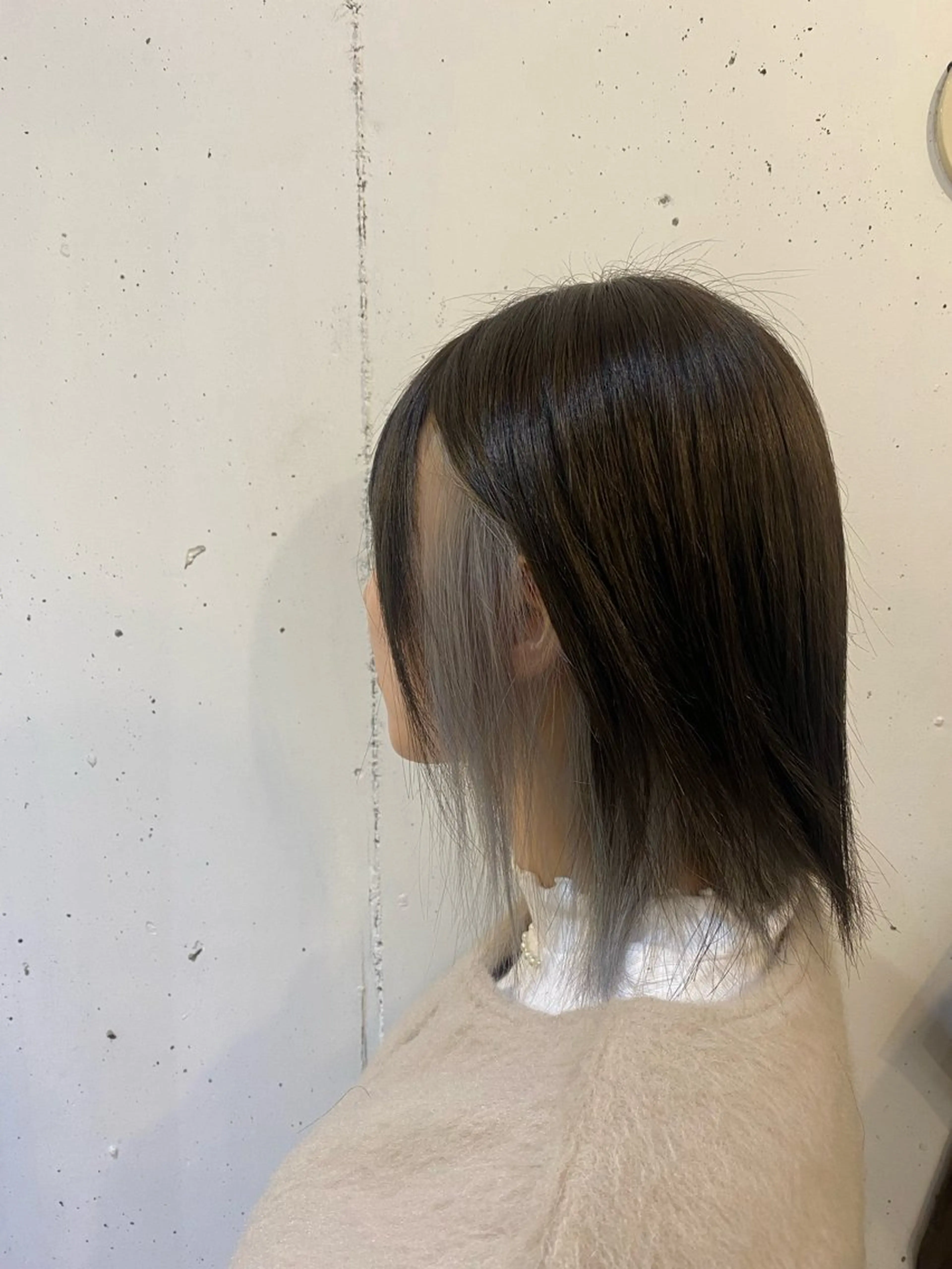 ミディアム カラー ブリーチ ダブルカラー . SHIZUKAのヘアスタイル