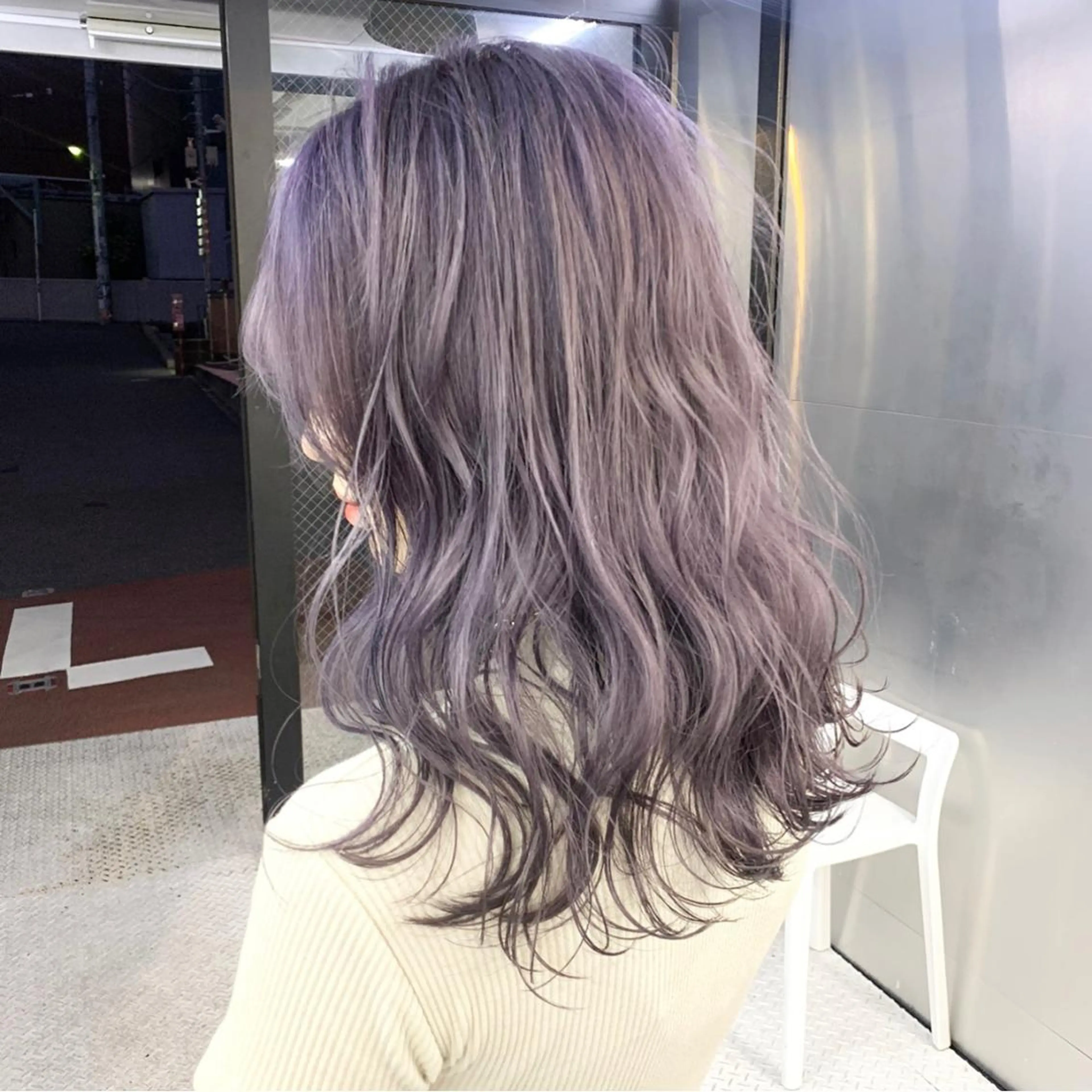 ロング カラー ヘアアレンジ ハイトーン/美髪矯正 🍃大江拓実のヘアスタイル