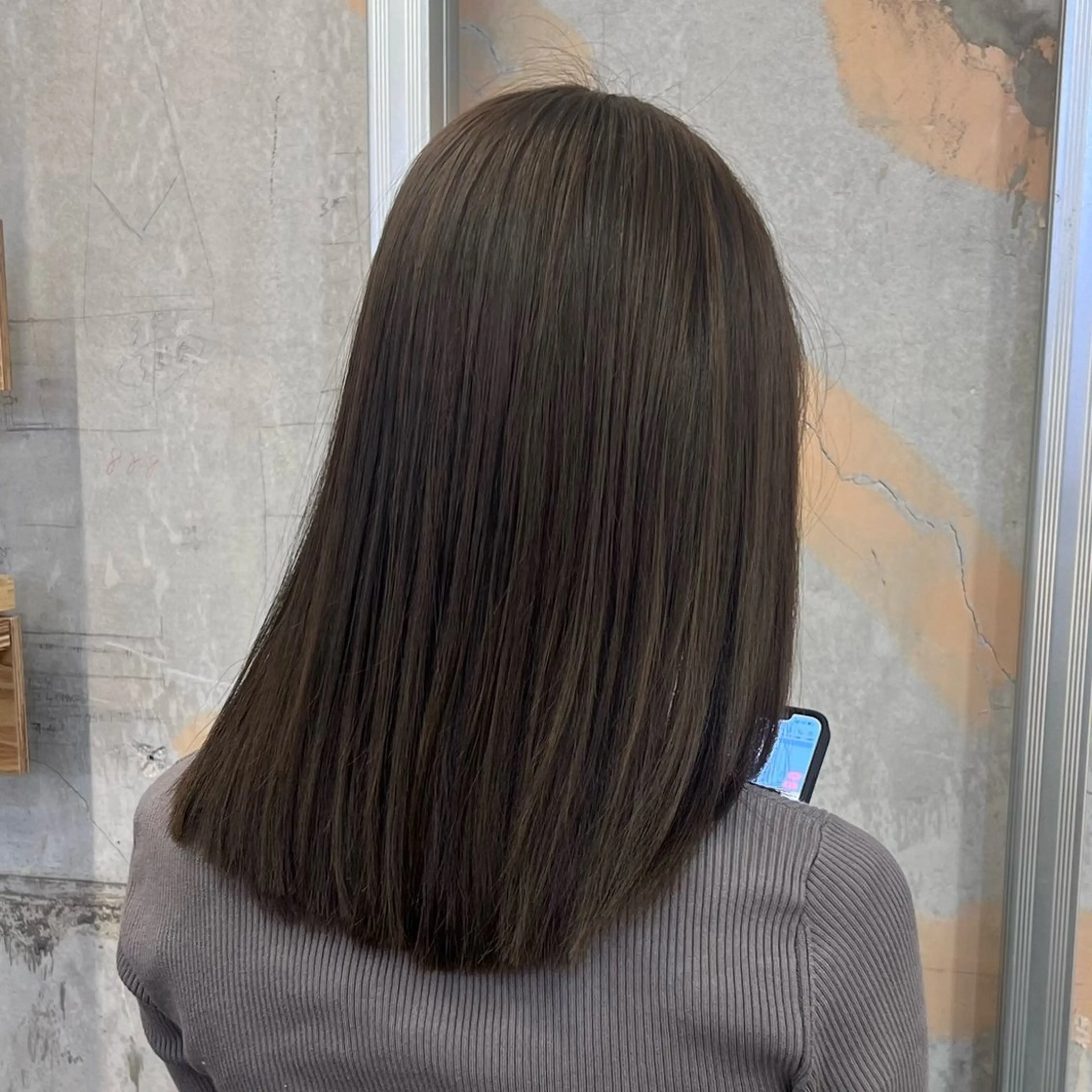 ミディアム ヘアカラー 髪質改善特化／透明感 カラー／ＡＫＡＮＥ♡のヘアスタイル