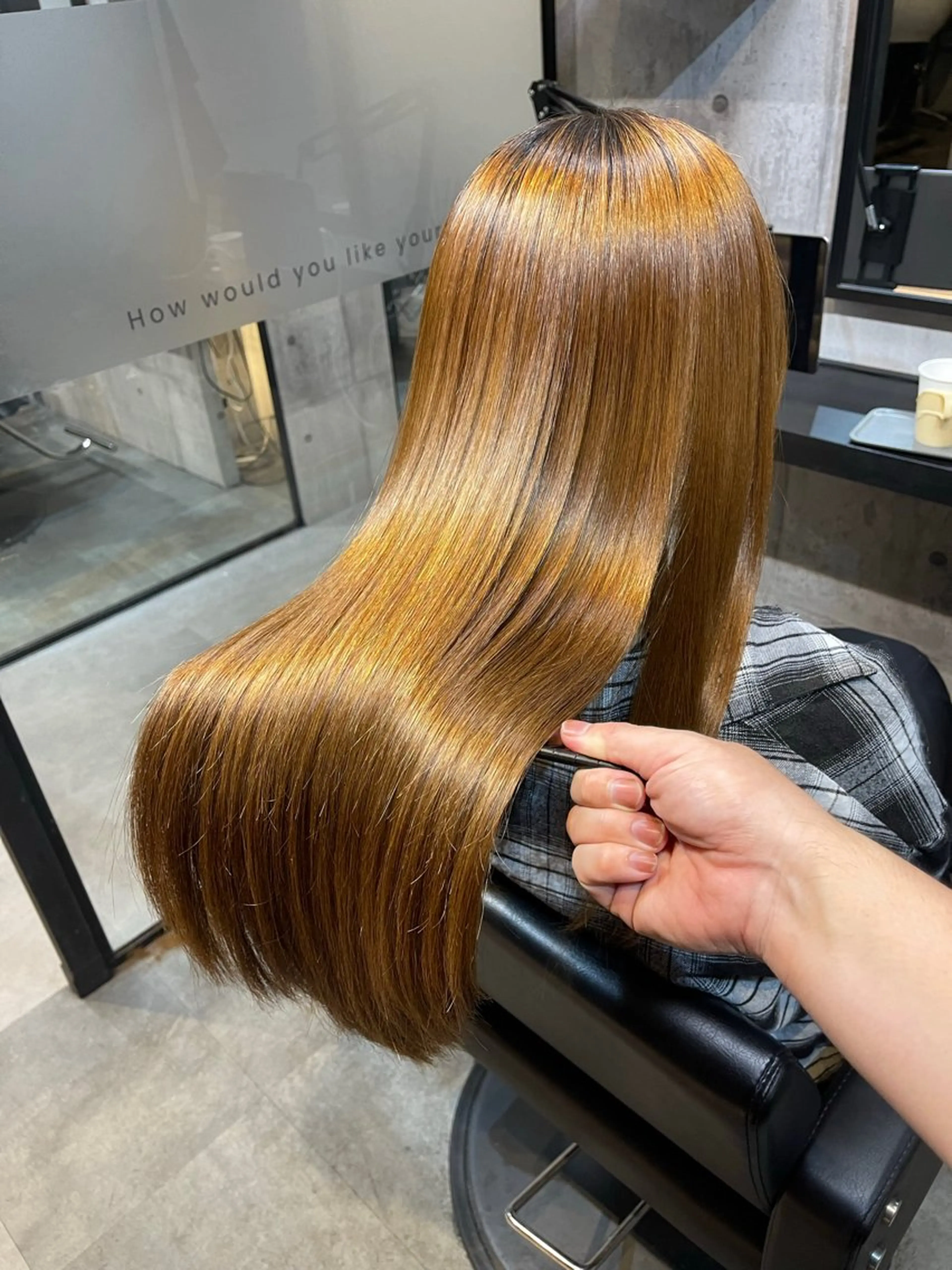 ロング 髪質改善 縮毛矯正 ♦️髪質改善縮毛矯正 美髪💍谷口克也♦️のヘアスタイル