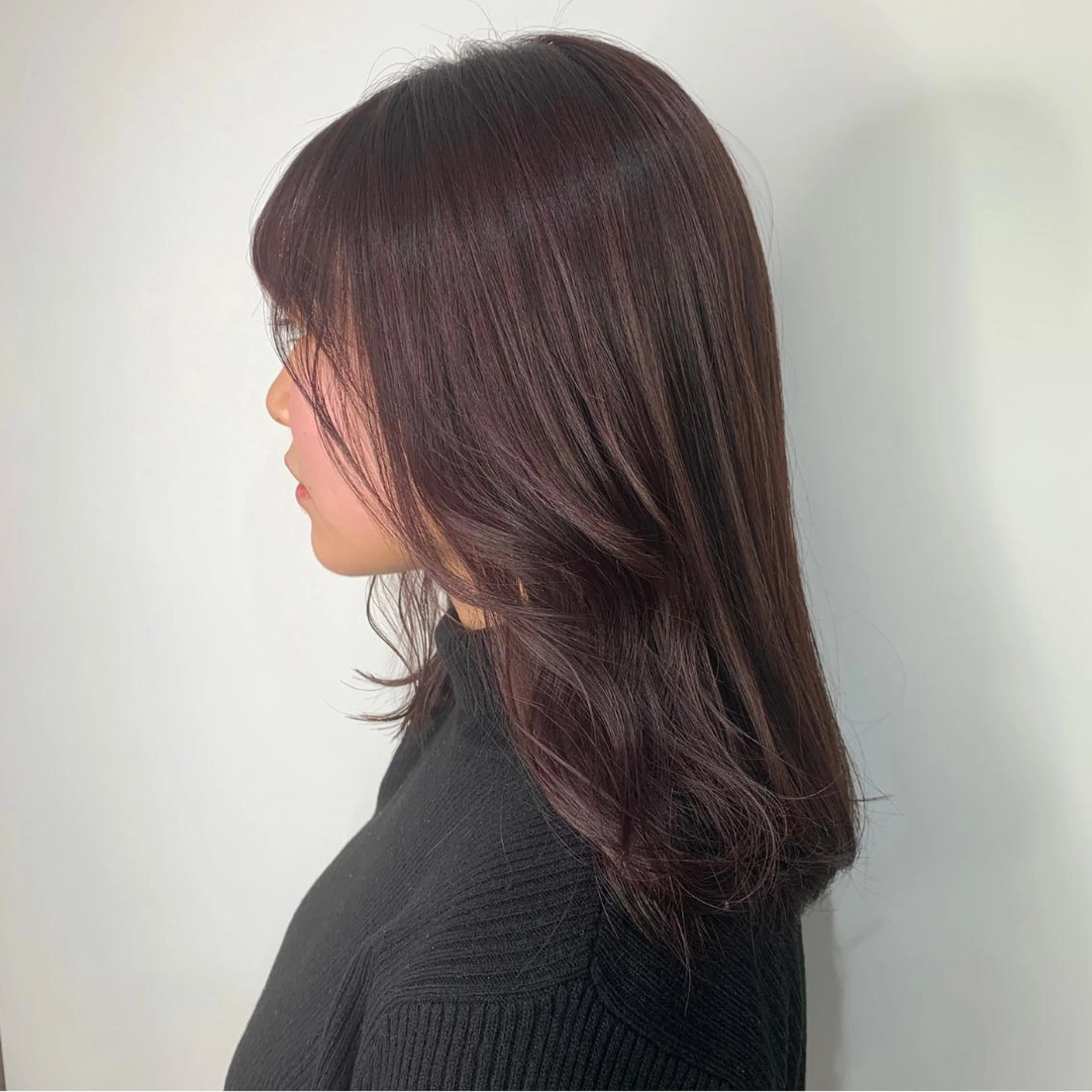 セミロング カラー HARUKA韓国ヘア /Luana梅田のヘアスタイル