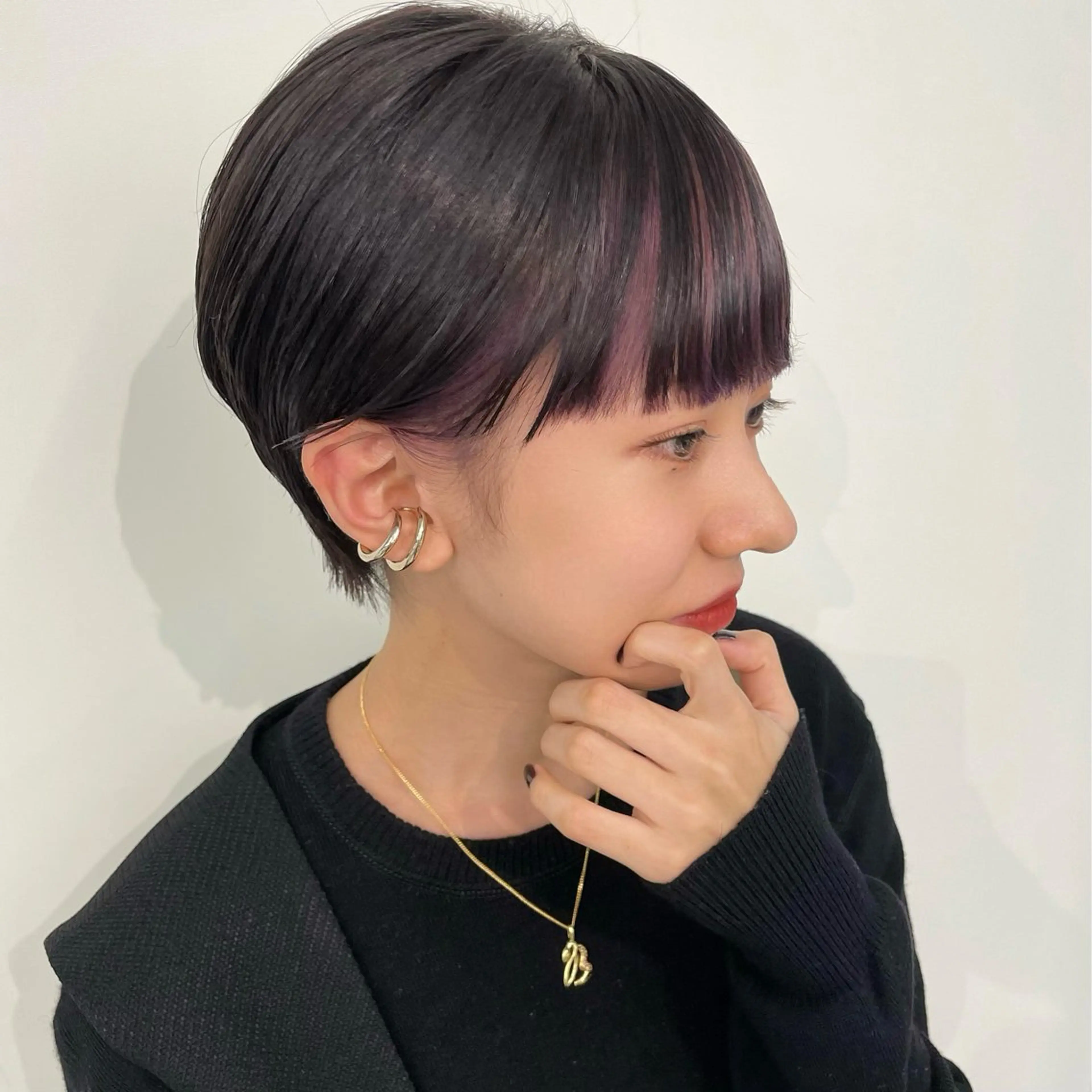 ショート カラー カット ヘアカラー トリートメント 🌜美髪矯正/艶髪 /ボブ/こころ🌛のヘアスタイル