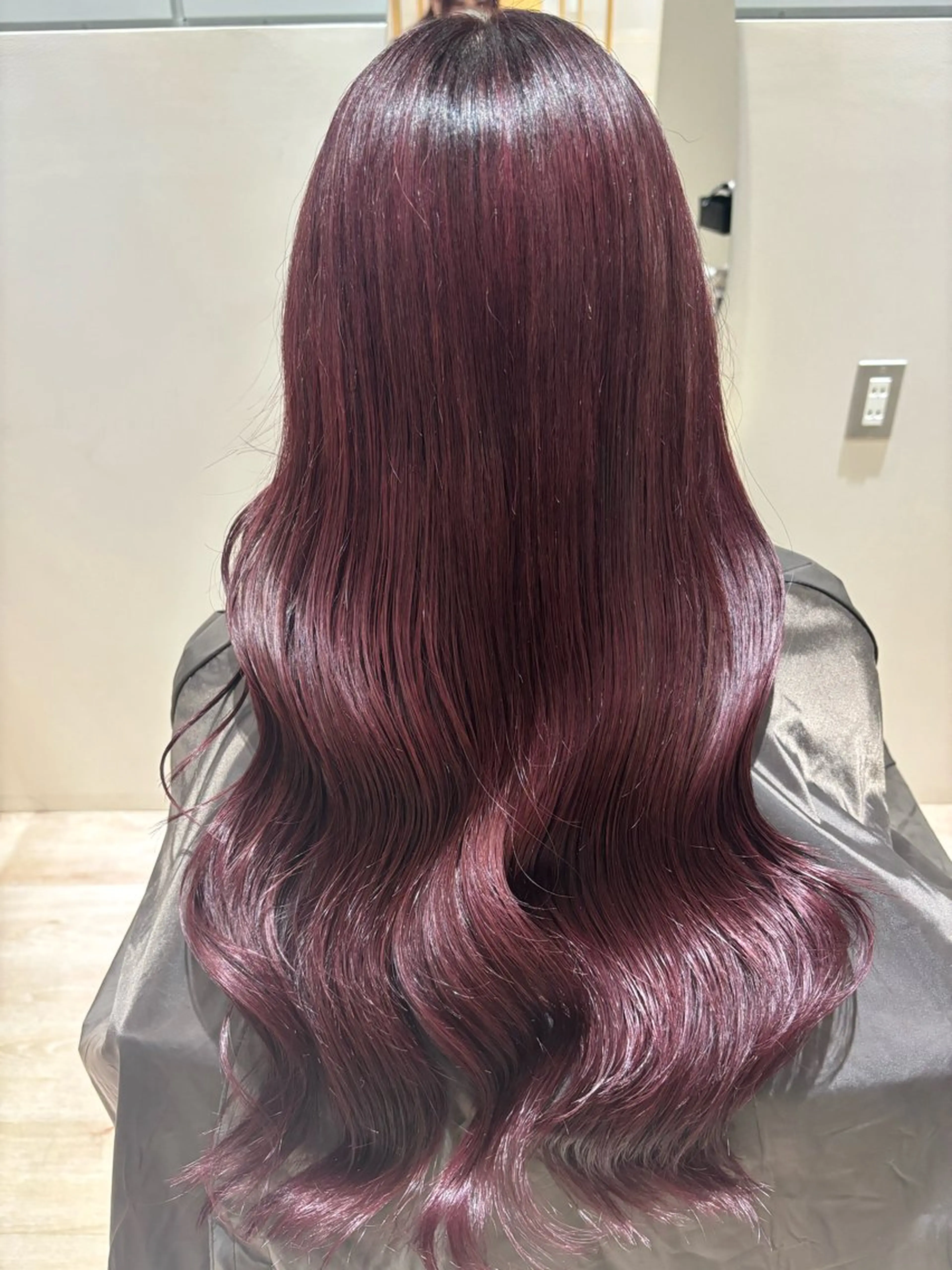 ロング カラー ブリーチ ピンクカラー 🐶 Zina川崎 竹下  あい🐶のヘアスタイル