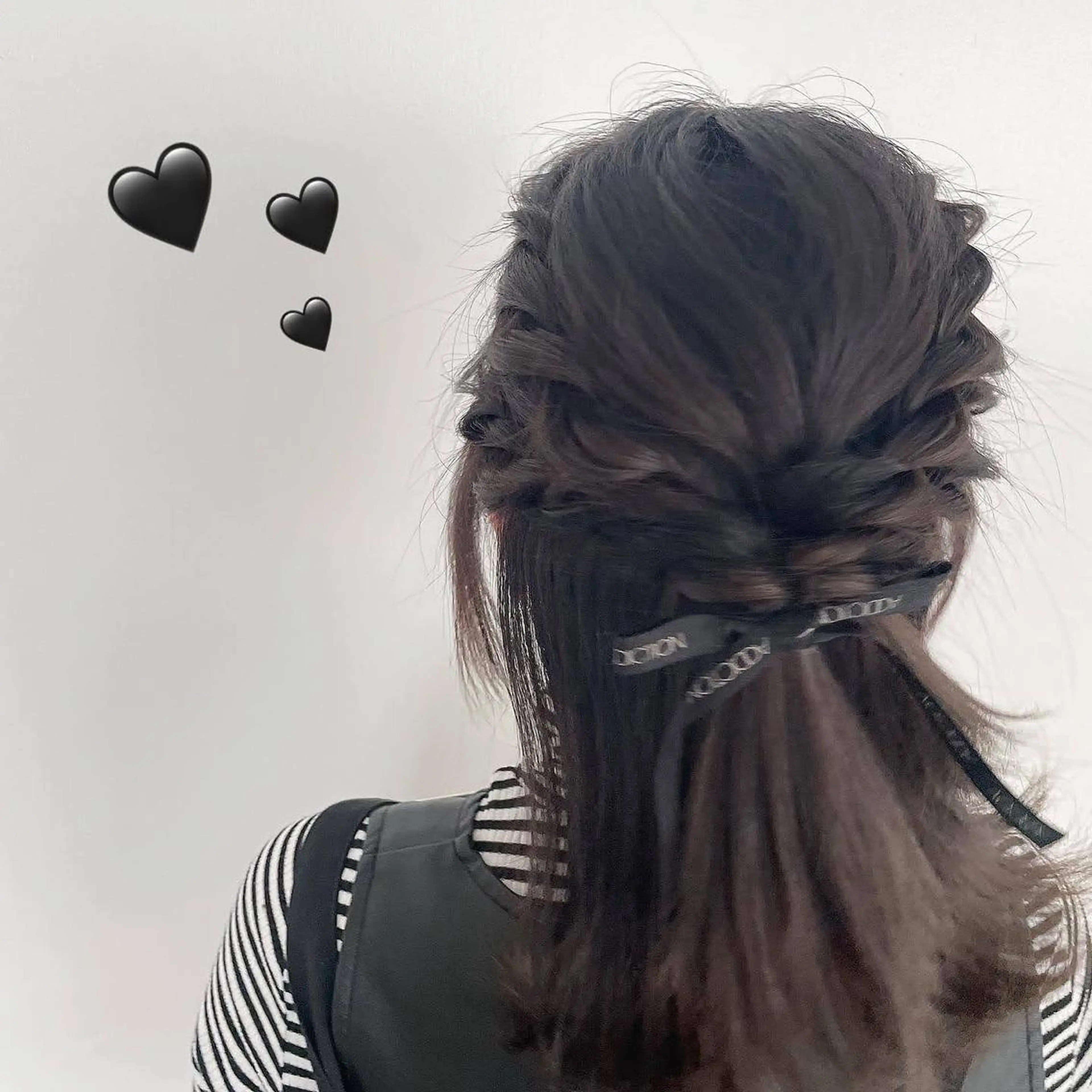 ミディアム ヘアアレンジ チョコレートカラー/ 𝐒𝐚𝐤𝐢のヘアスタイル