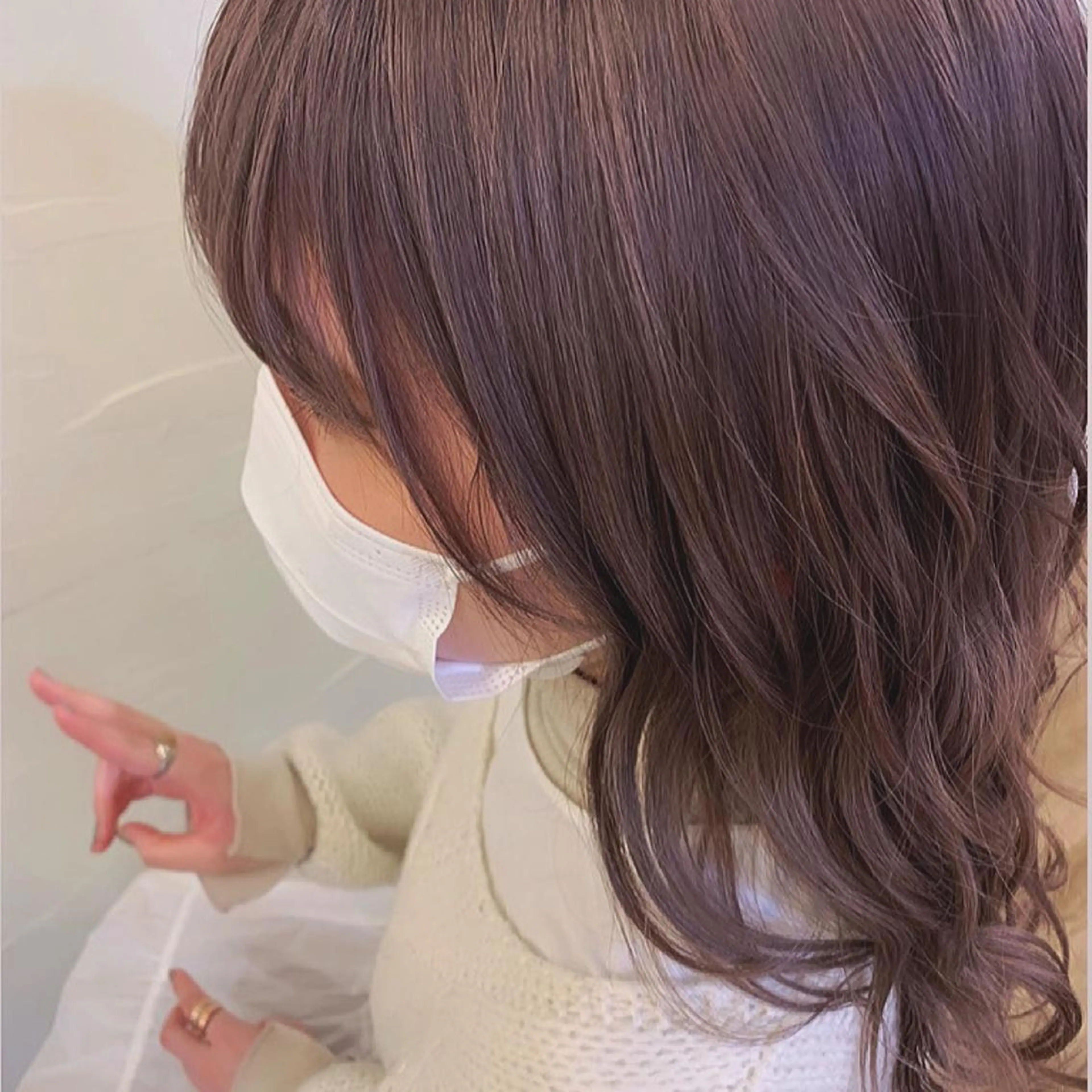 ロング カラー 林 花鈴🐇🌸のヘアスタイル