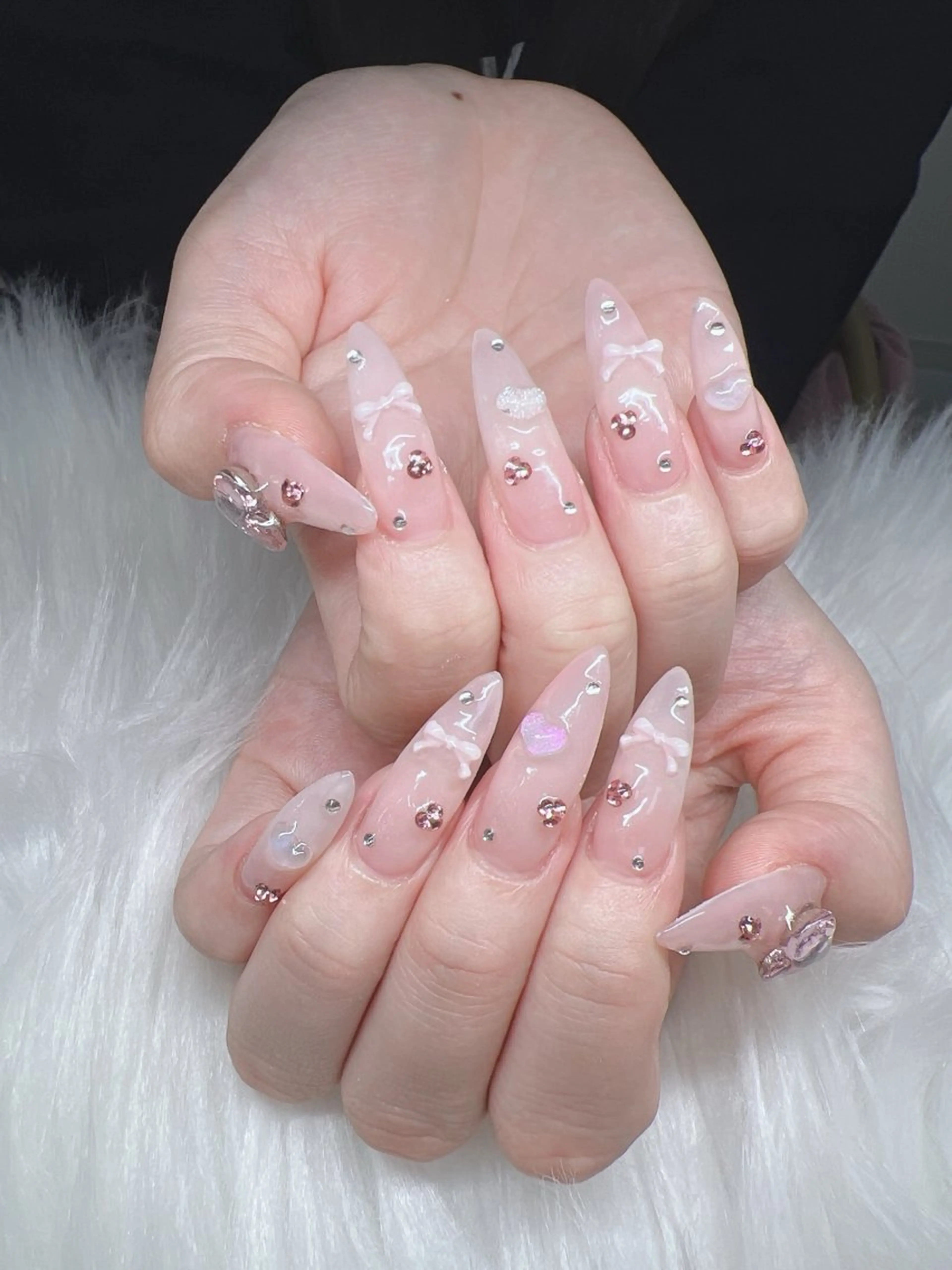 ネイル ハンドネイル Lee Nails チップ長さだし専門店のネイルデザイン