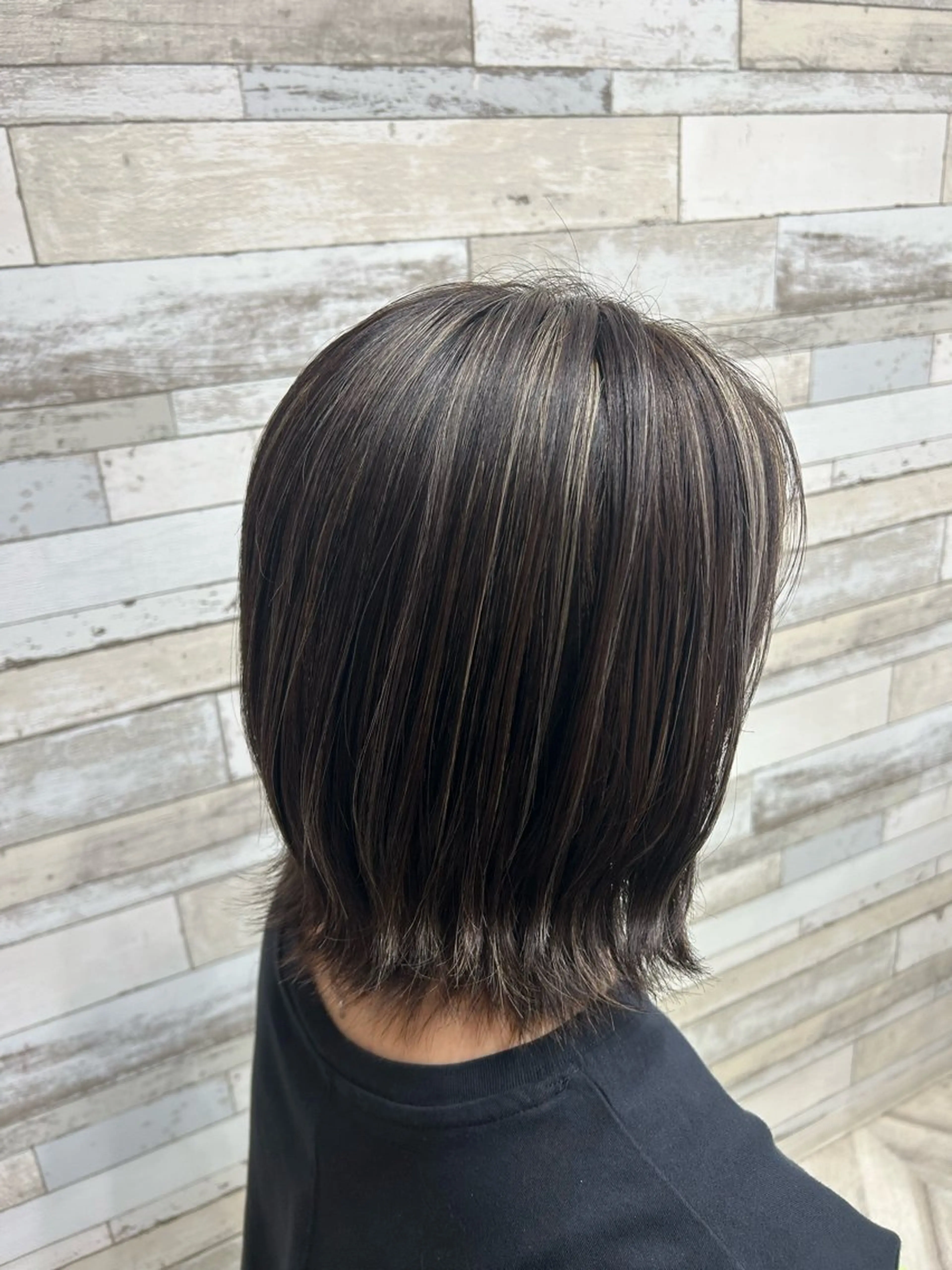 ミディアム カラー Picasso かせぎのヘアスタイル