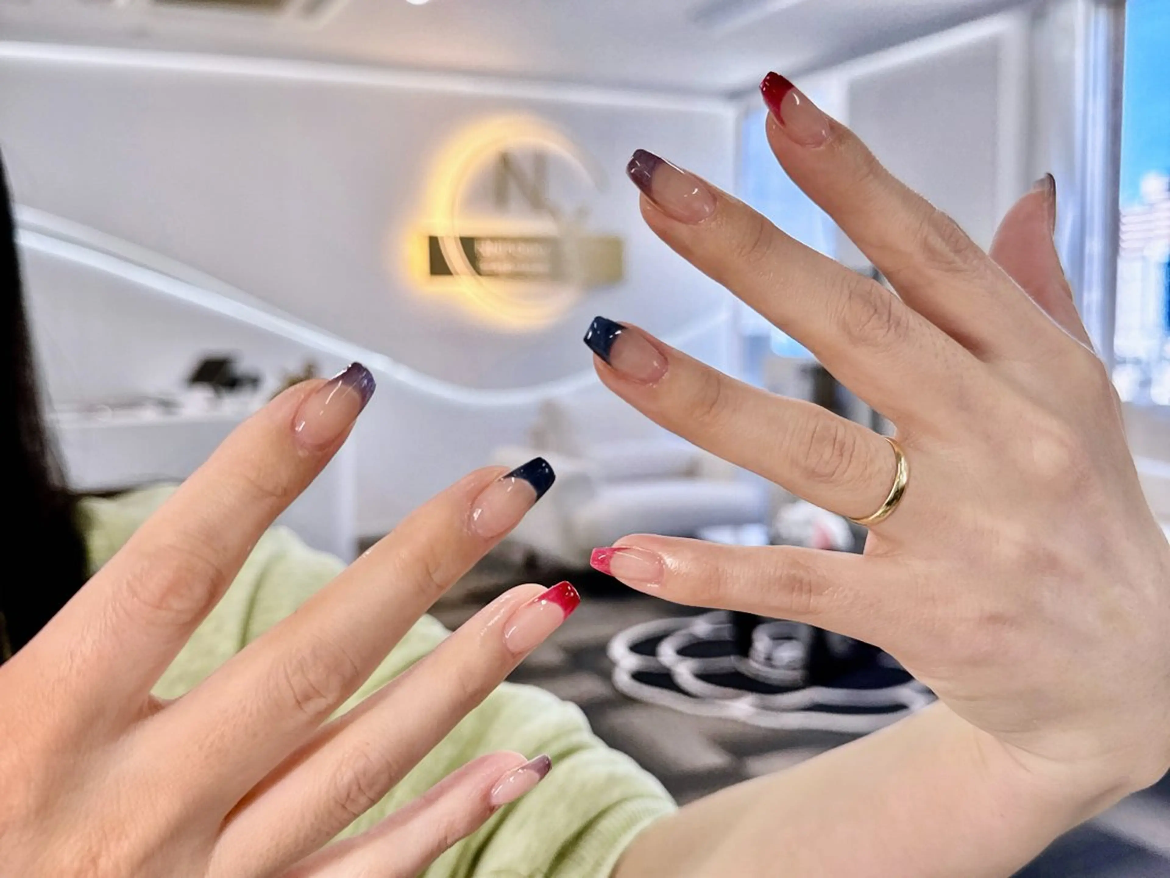 🎀ミニモ限定❀フレンチネイル❀の写真