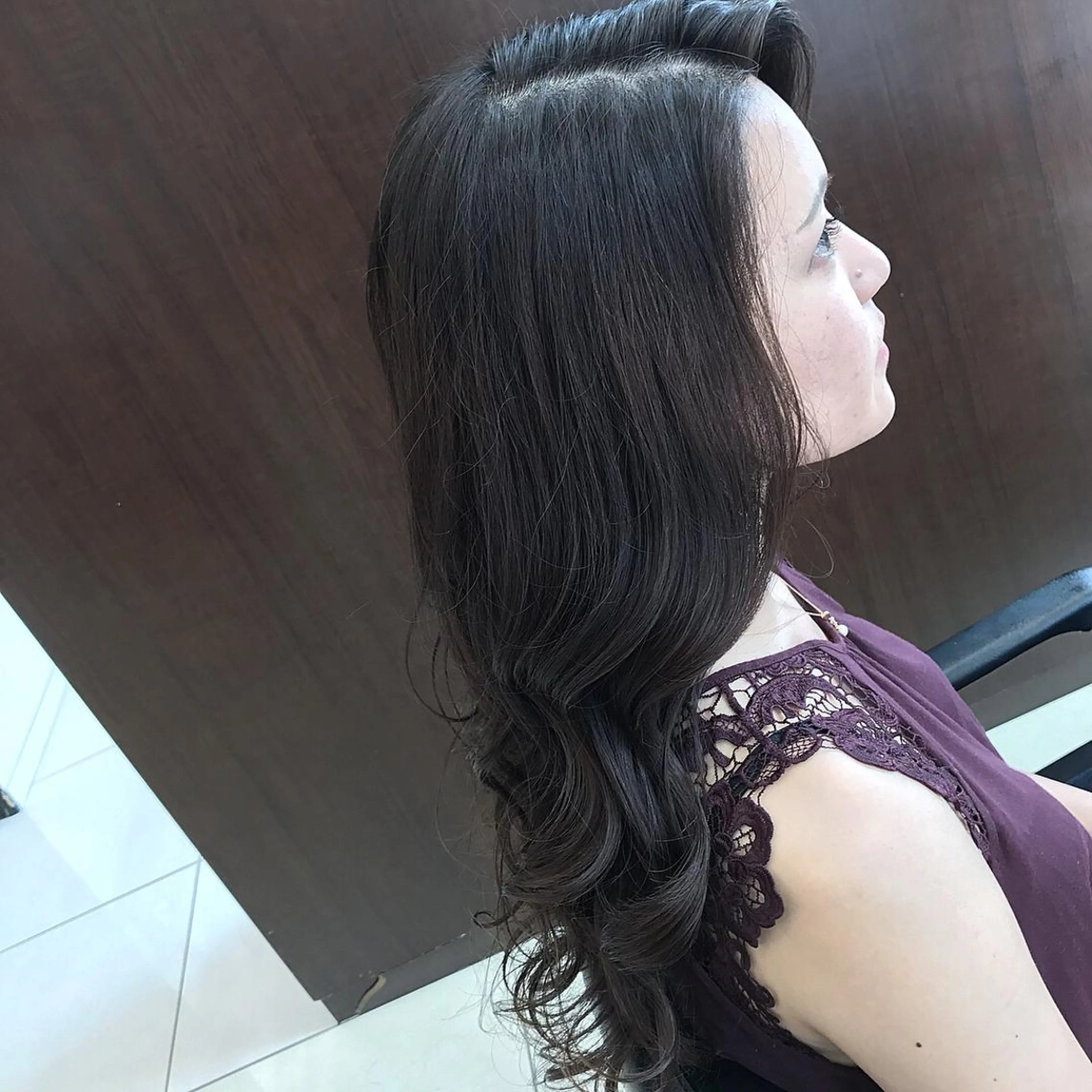 カラー ブルーカラー ブルーラベンダー ラベンダーカラー 大久保 隆蔵のヘアスタイル