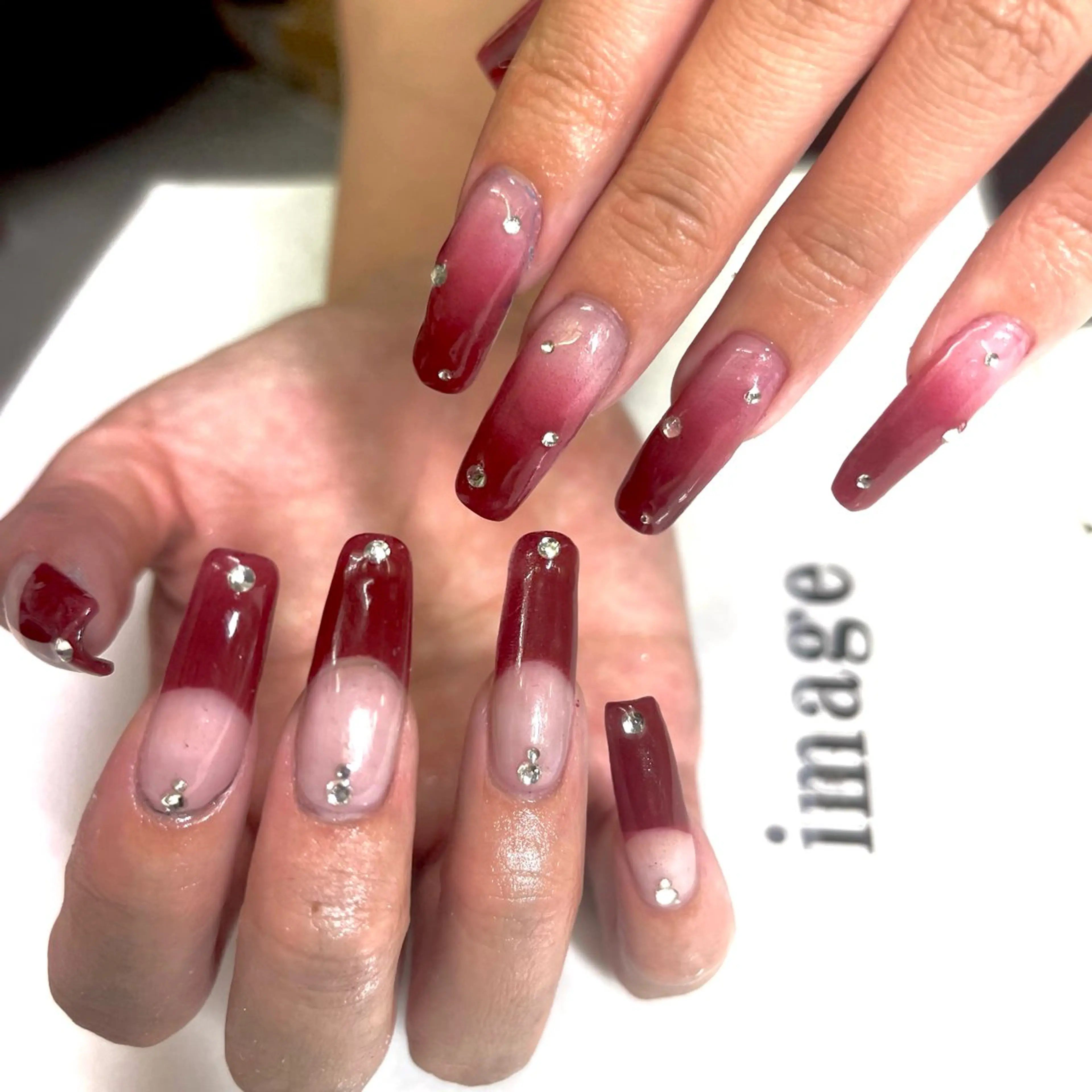 ネイル スカルプネイル 🤎🧸 Aya 🧸🤎のネイルデザイン